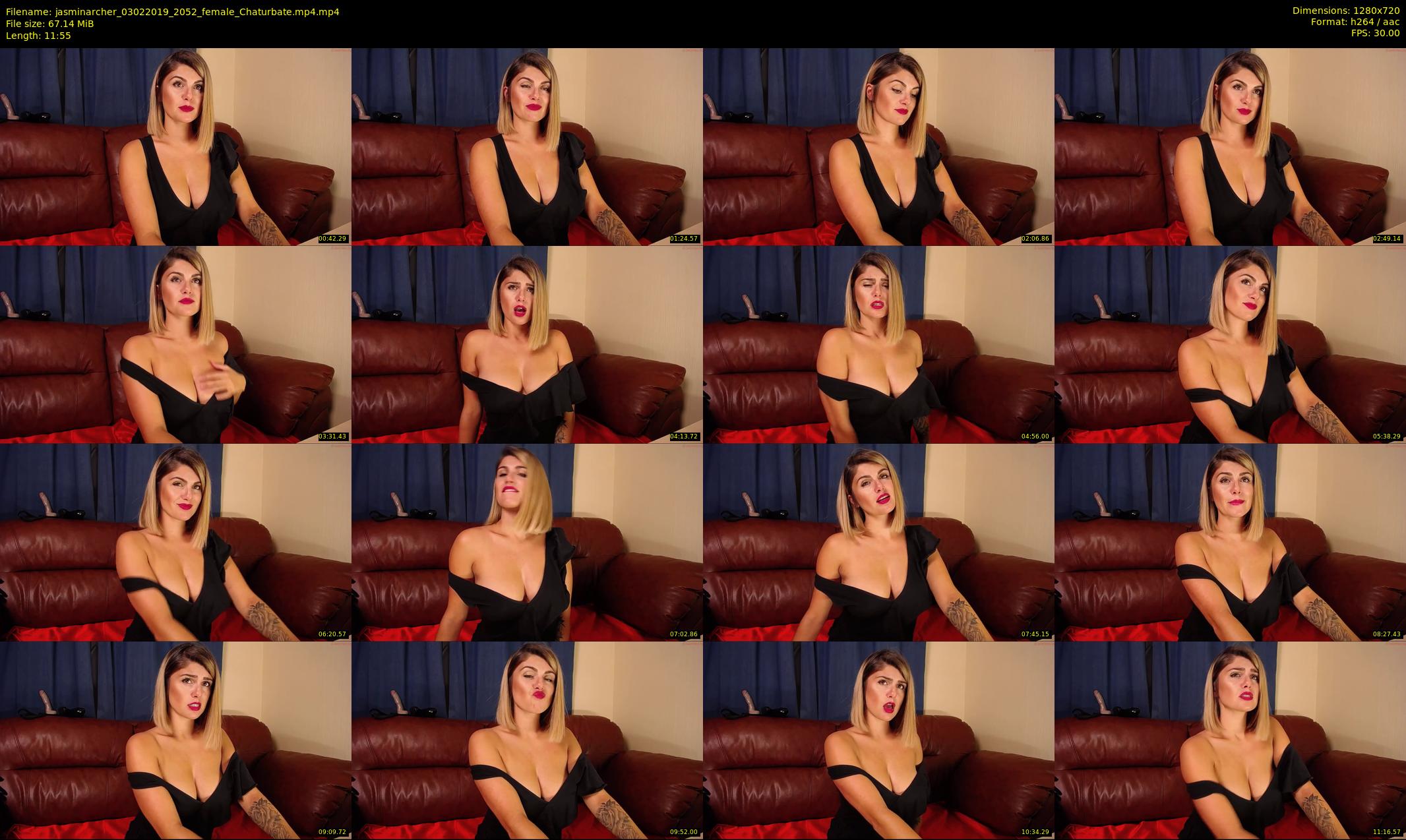 jasminarcher — 12 minute Chaturbate female cam show recording, 720p, Feb 3, 2019