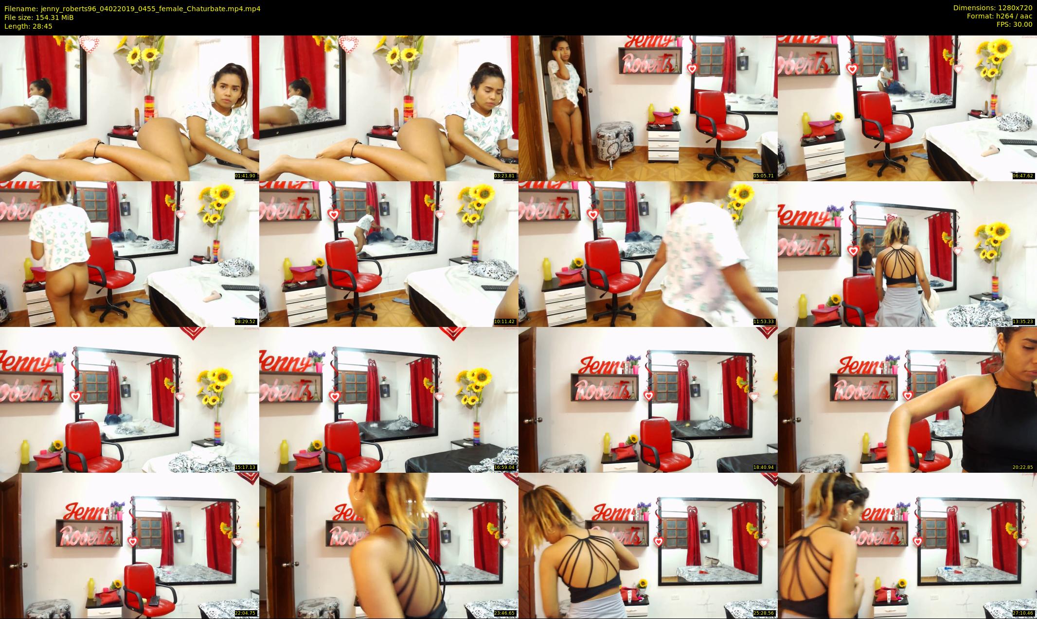 jenny_roberts96 — 29 minute Chaturbate female cam show recording, 720p, Feb 4, 2019