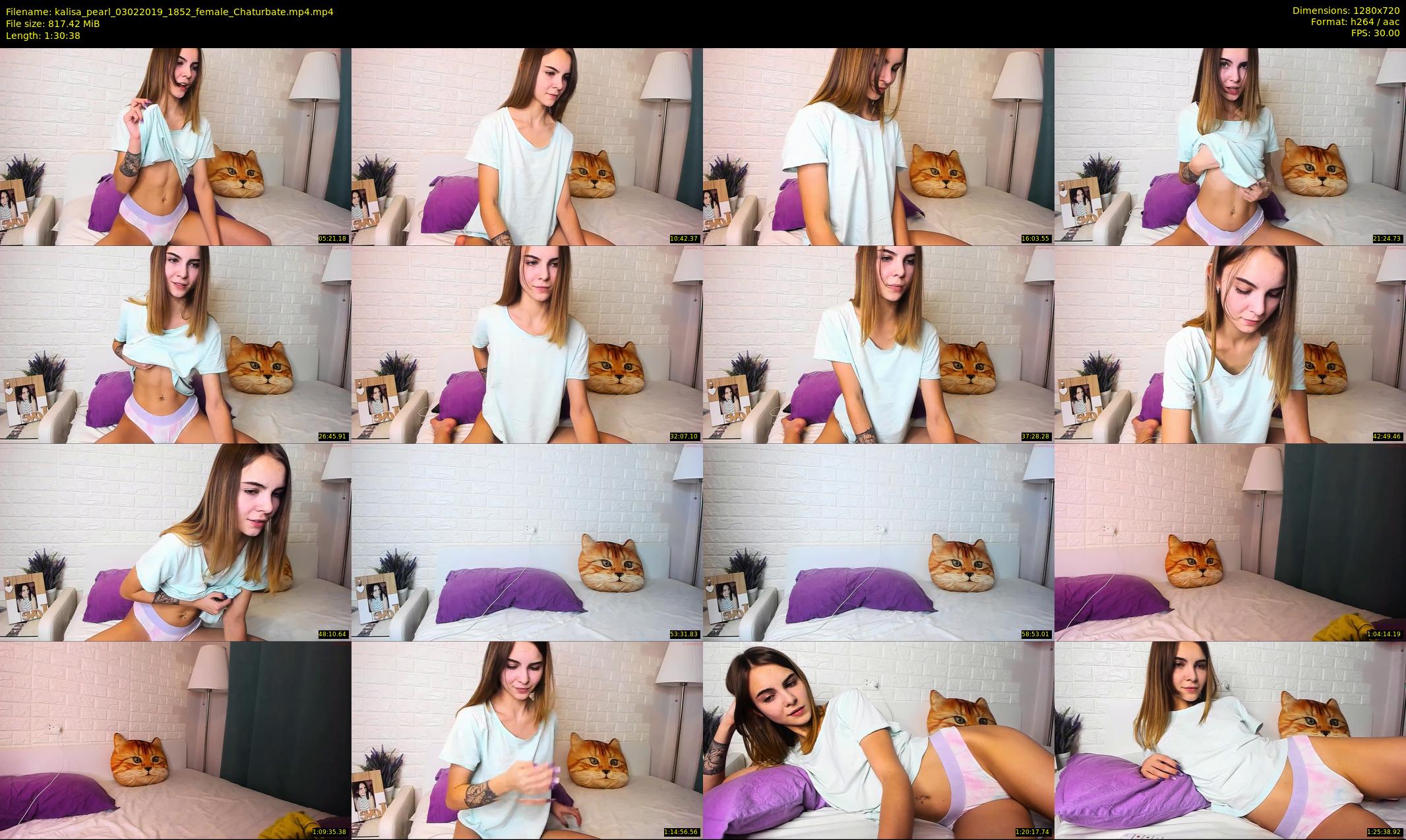 kalisa_pearl — 91 minute Chaturbate female cam show recording, 720p, Feb 3, 2019