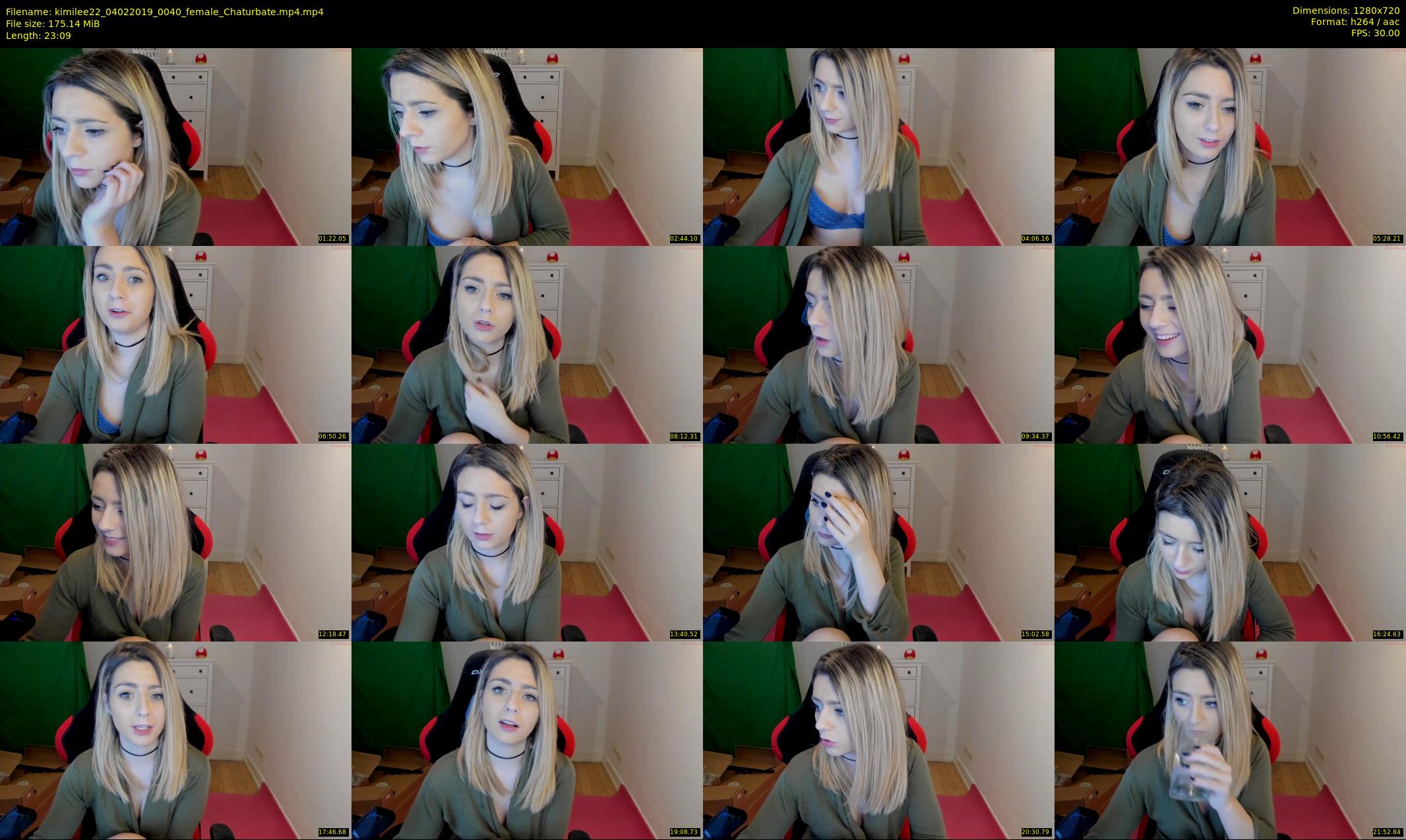 kimilee22 — 24 minute Chaturbate female cam show recording, 720p, Feb 4, 2019