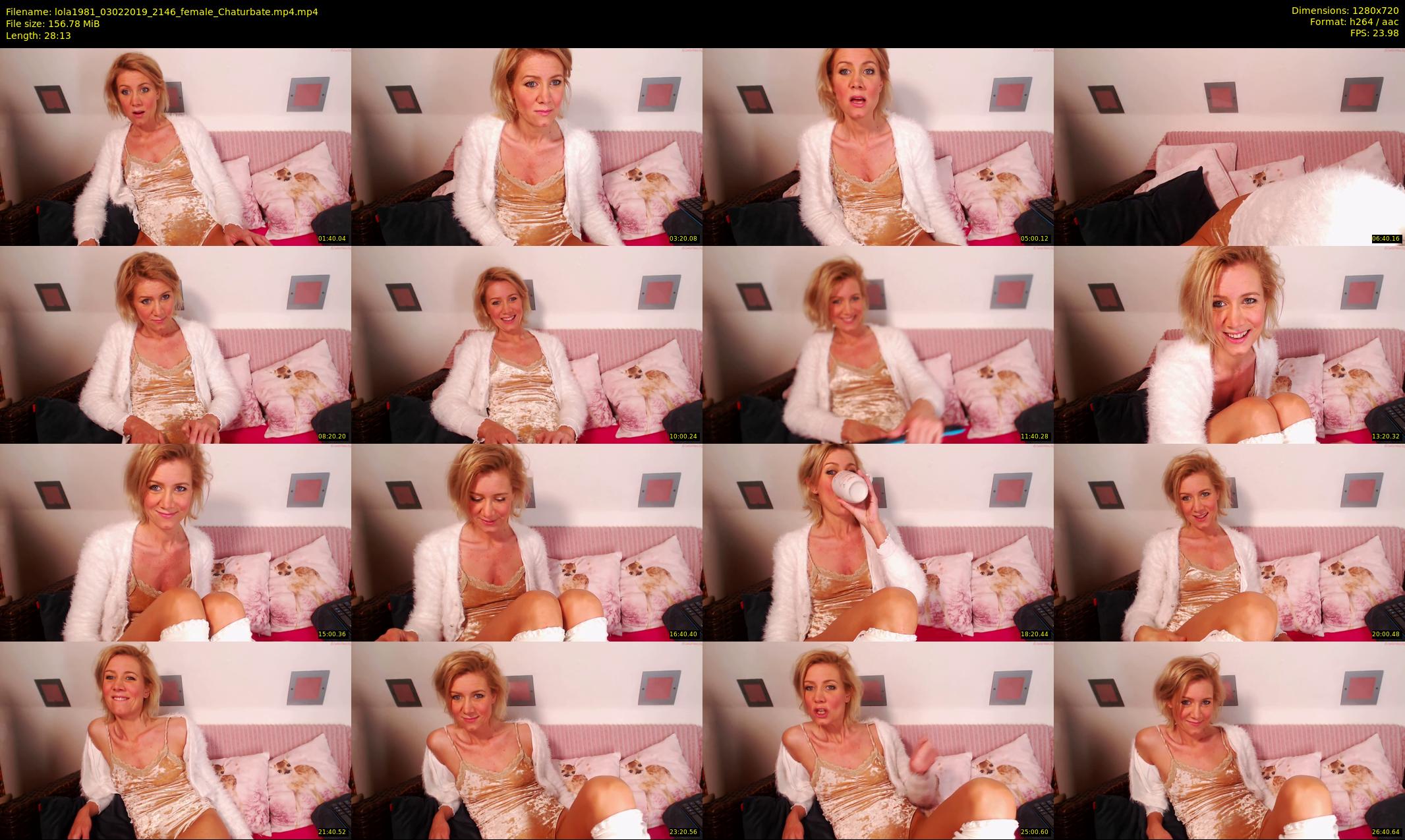 lola1981 — 29 minute Chaturbate female cam show recording, 720p, Feb 3, 2019