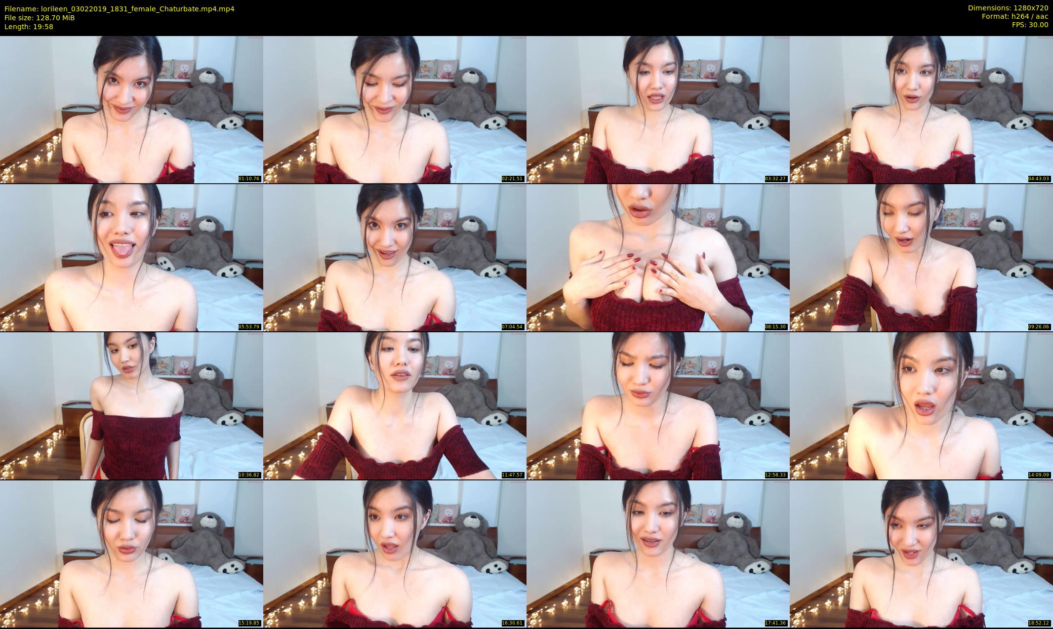 lorileen — 20 minute Chaturbate female cam show recording, 720p, Feb 3, 2019