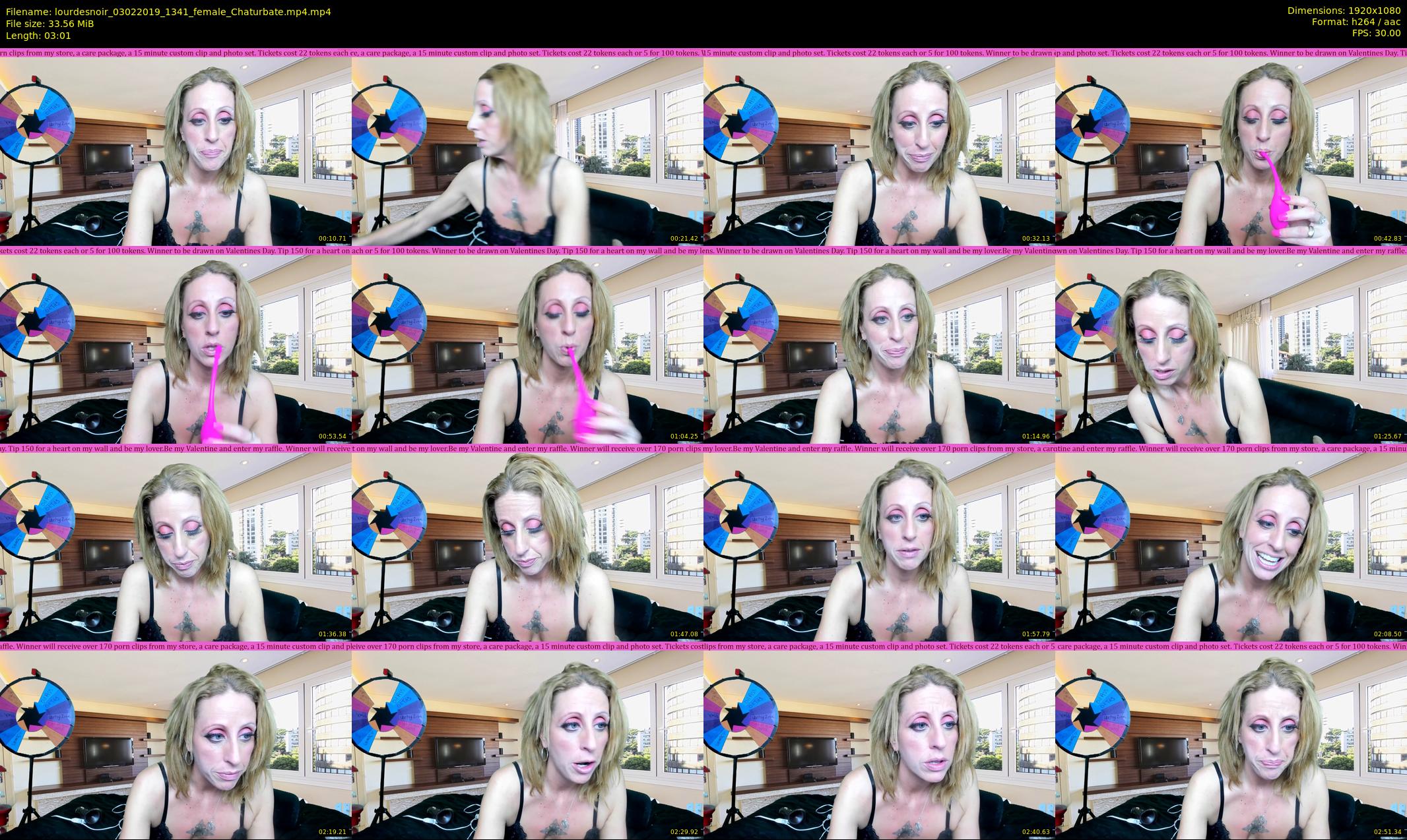 lourdesnoir — 4 minute Chaturbate female cam show recording, 1080p, Feb 3, 2019