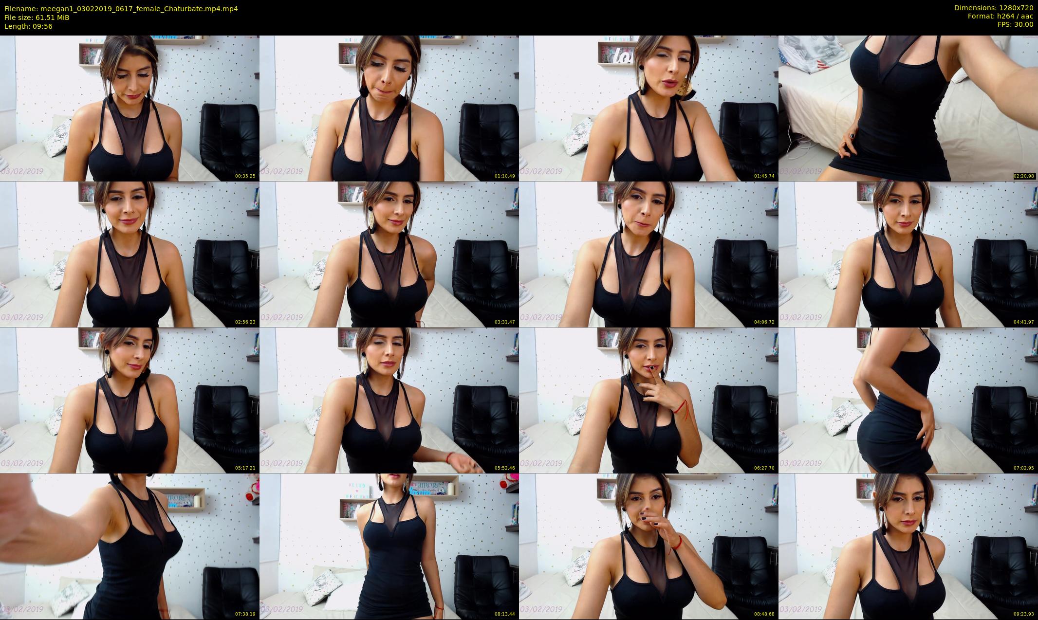 meegan1 — 10 minute Chaturbate female cam show recording, 720p, Feb 3, 2019