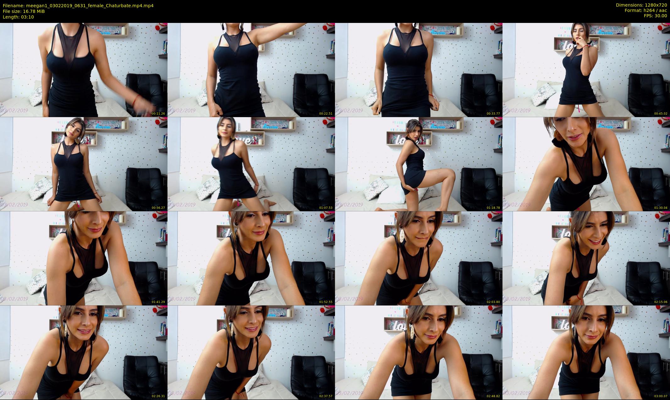 meegan1 — 4 minute Chaturbate female cam show recording, 720p, Feb 3, 2019