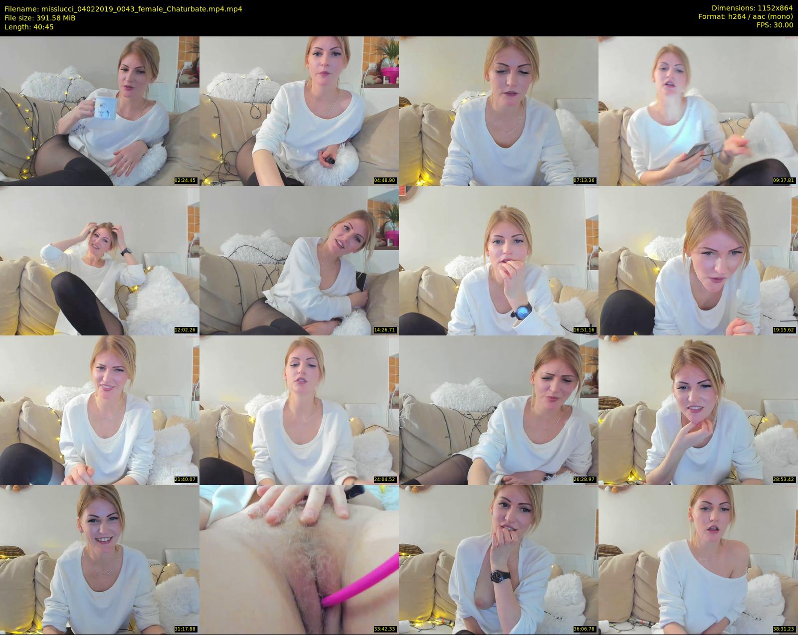 misslucci — 41 minute Chaturbate female cam show recording, 720p, Feb 4, 2019