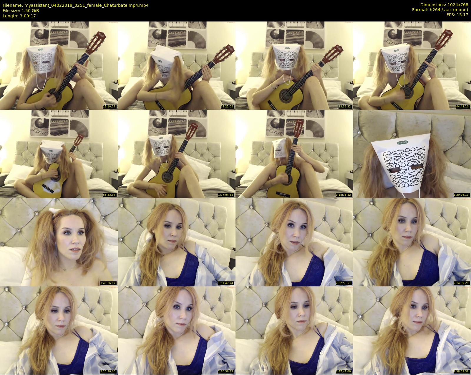 myassistant — 190 minute Chaturbate female cam show recording, 720p, Feb 4, 2019