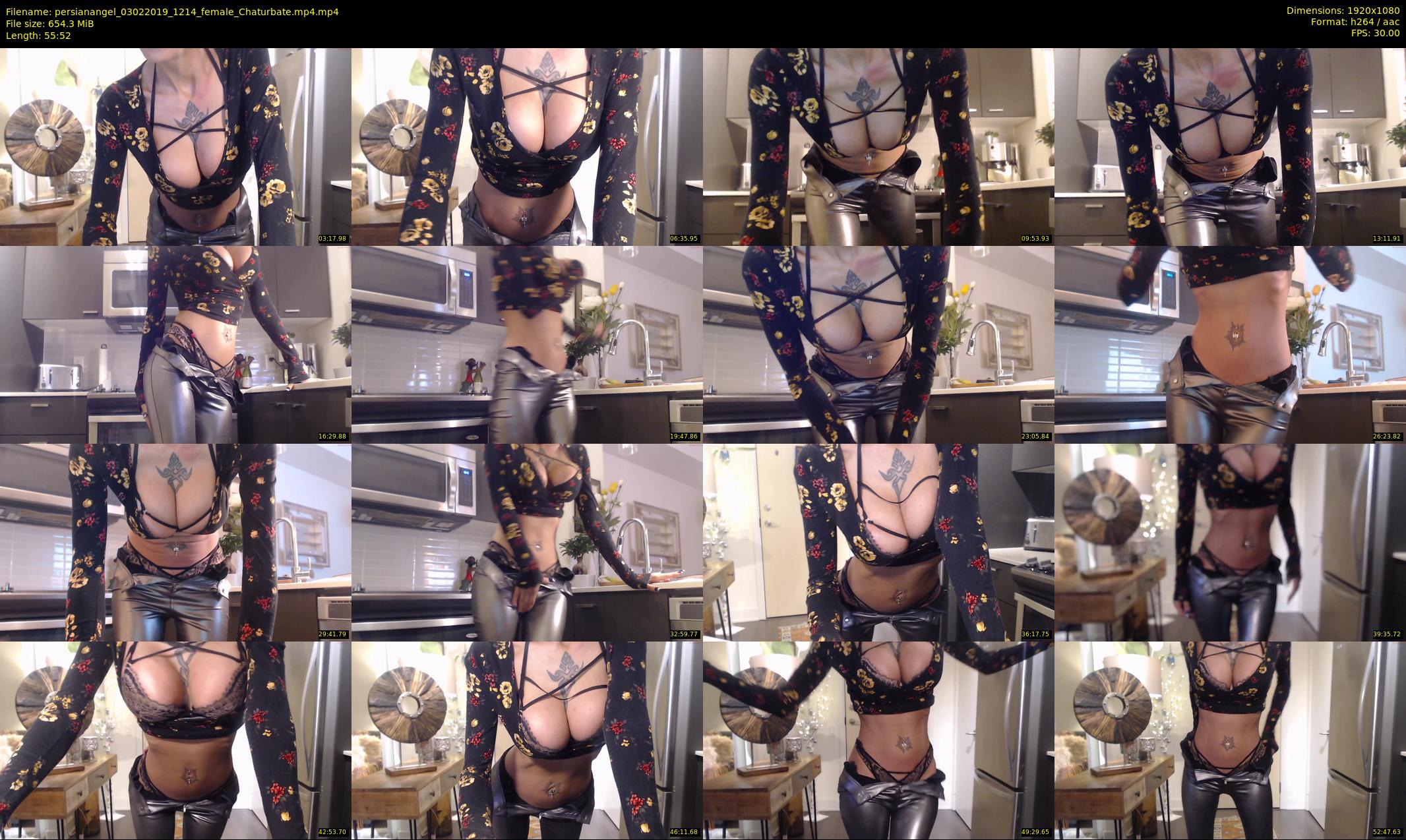 persianangel — 56 minute Chaturbate female cam show recording, 1080p, Feb 3, 2019