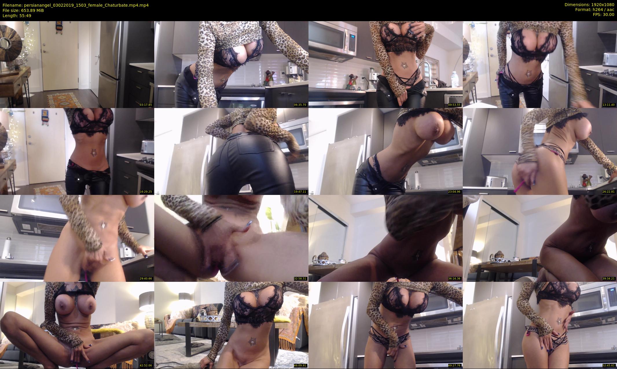 persianangel — 56 minute Chaturbate female cam show recording, 1080p, Feb 3, 2019