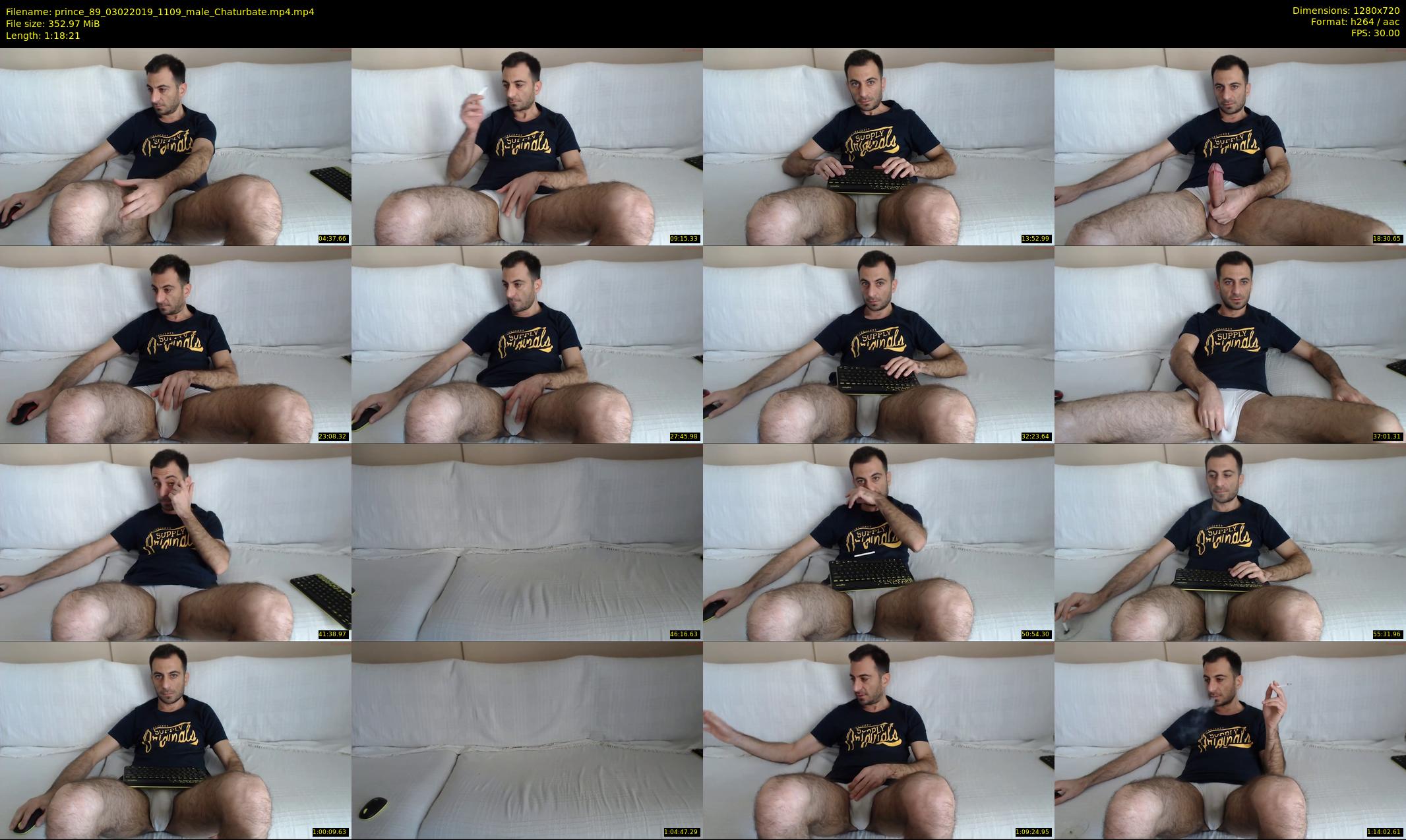 prince_89 — 79 minute Chaturbate male cam show recording, 720p, Feb 3, 2019