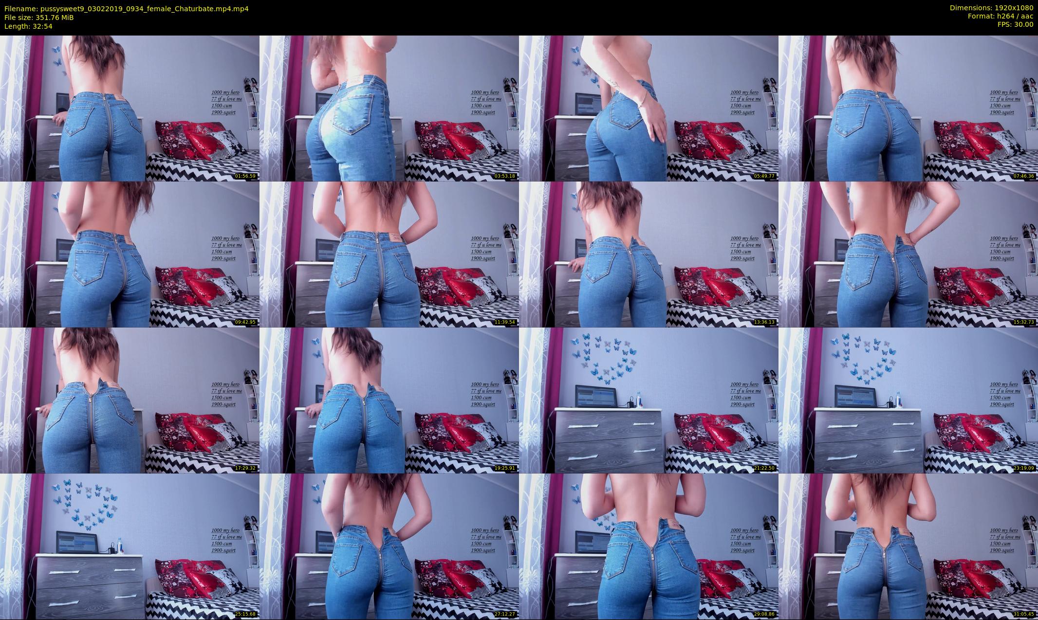 pussysweet9 — 33 minute Chaturbate female cam show recording, 1080p, Feb 3, 2019