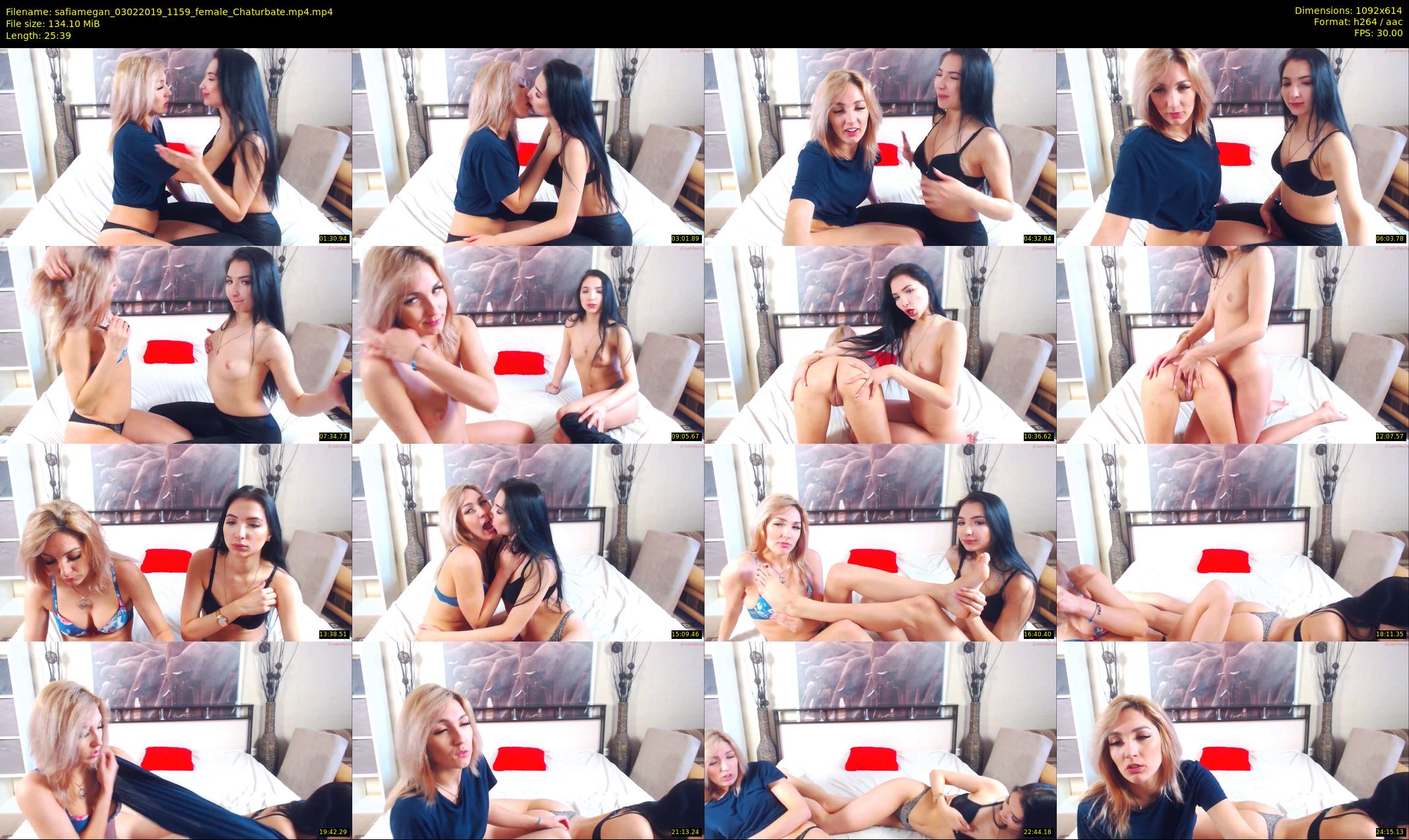 safiamegan — 26 minute Chaturbate couple cam show recording, 480p, Feb 3, 2019