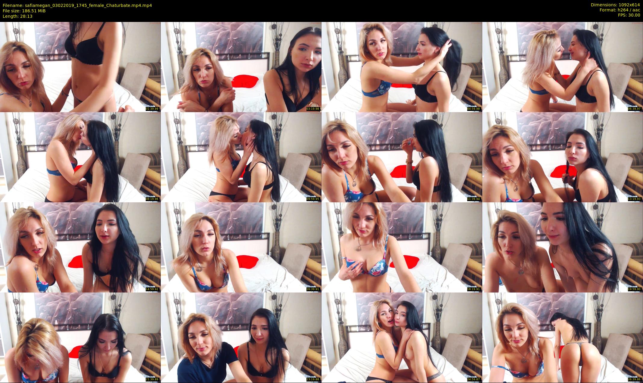safiamegan — 29 minute Chaturbate couple cam show recording, 480p, Feb 3, 2019