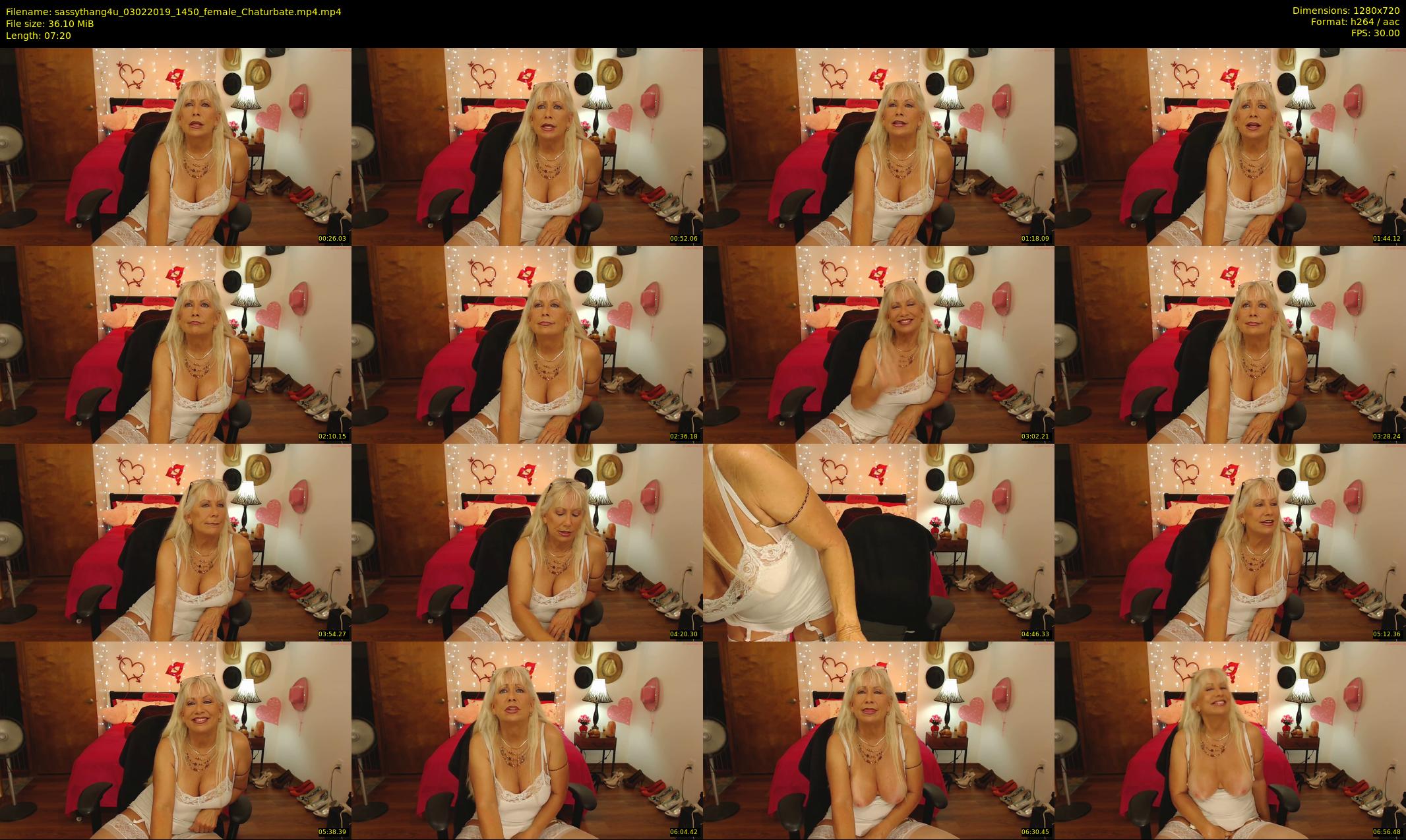 sassythang4u — 8 minute Chaturbate female cam show recording, 720p, Feb 3, 2019