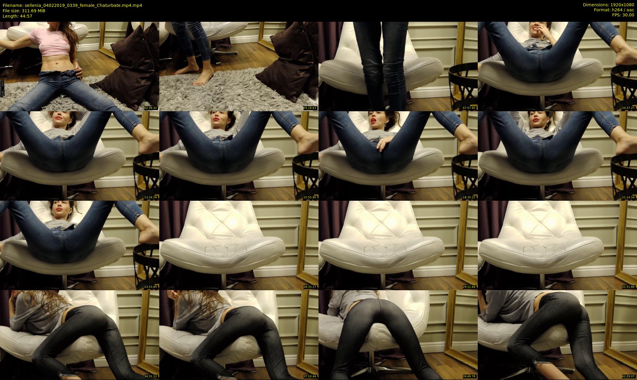 sellenia — 45 minute Chaturbate female cam show recording, 1080p, Feb 4, 2019