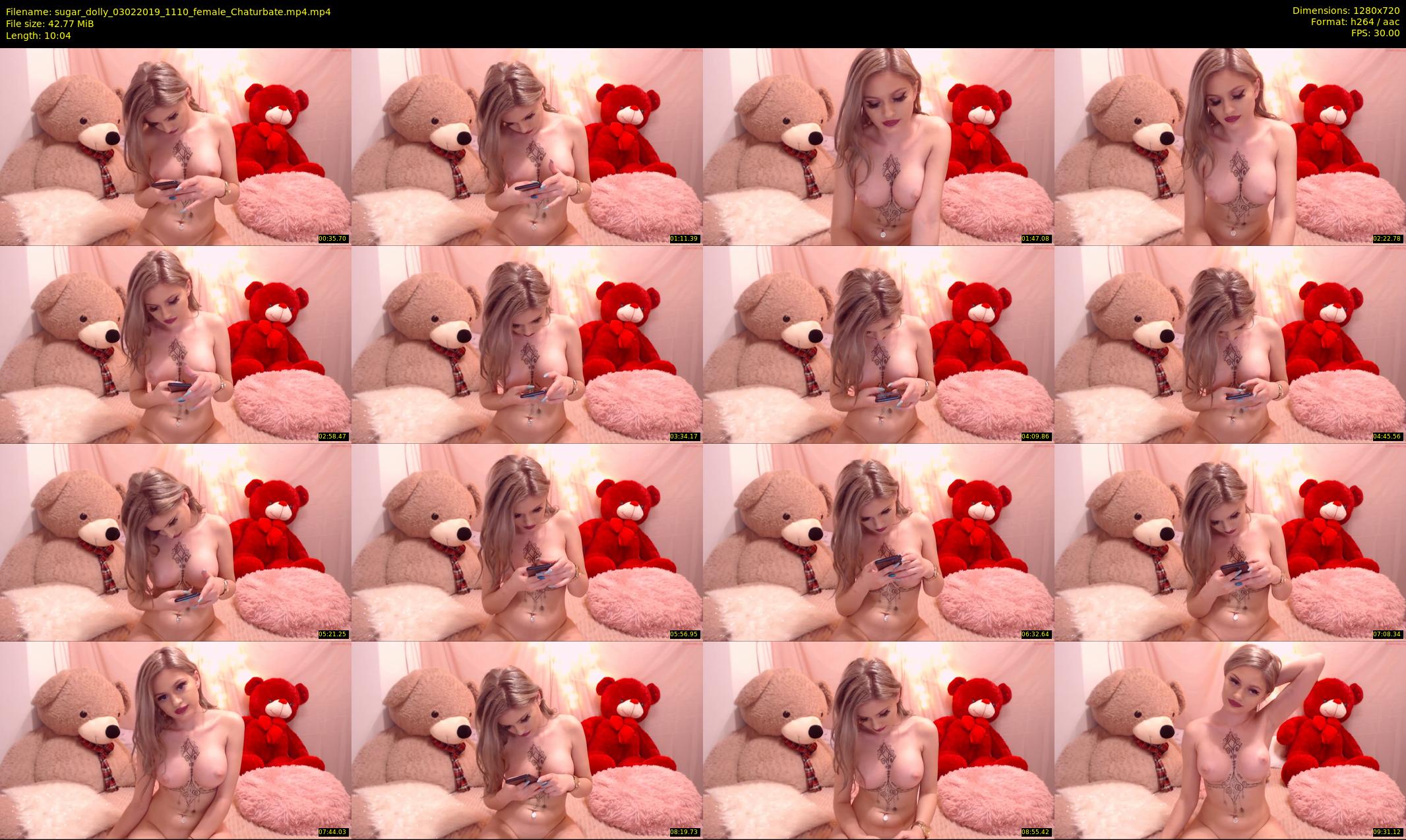 sugar_dolly — 11 minute Chaturbate female cam show recording, 720p, Feb 3, 2019
