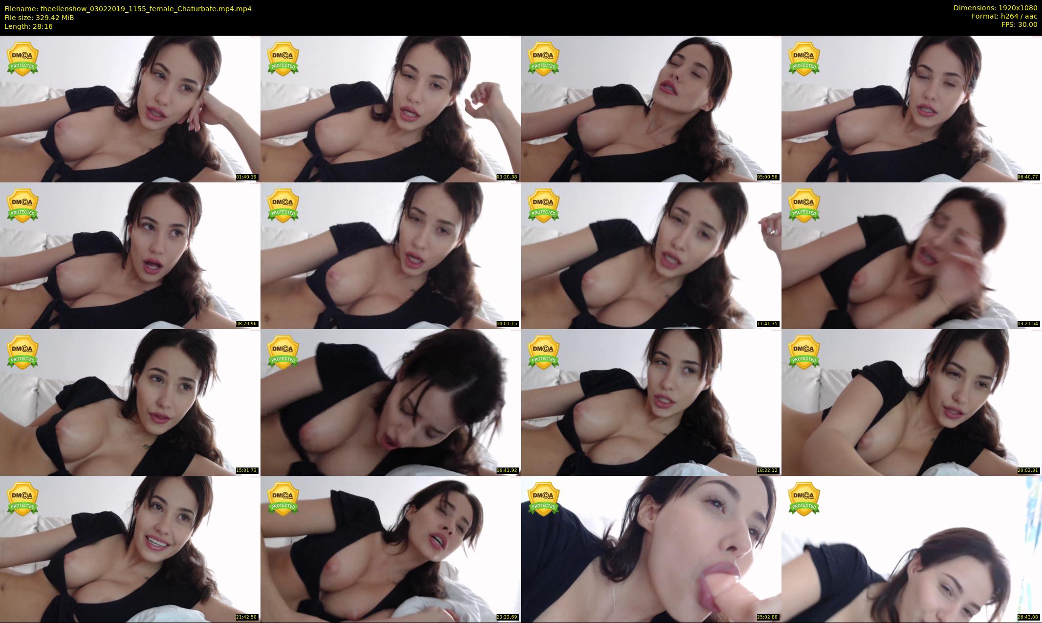 theellenshow — 29 minute Chaturbate female cam show recording, 1080p, Feb 3, 2019
