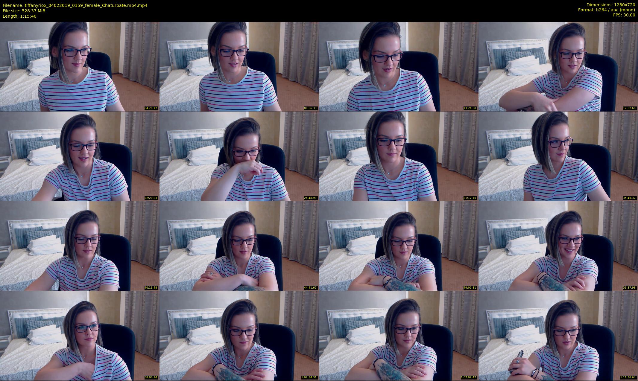 tiffanyriox — 76 minute Chaturbate female cam show recording, 720p, Feb 4, 2019