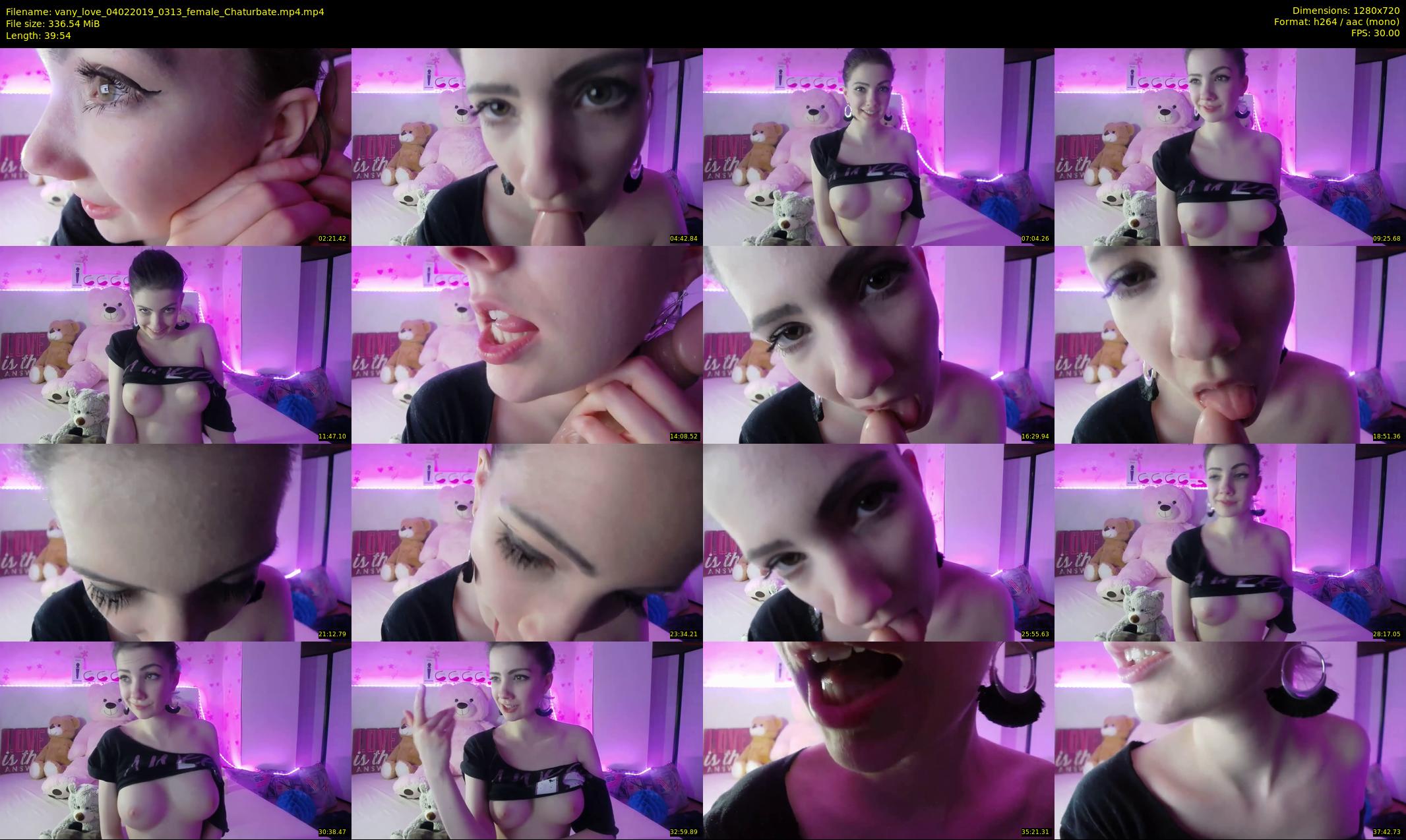 vany_love — 40 minute Chaturbate female cam show recording, 720p, Feb 4, 2019