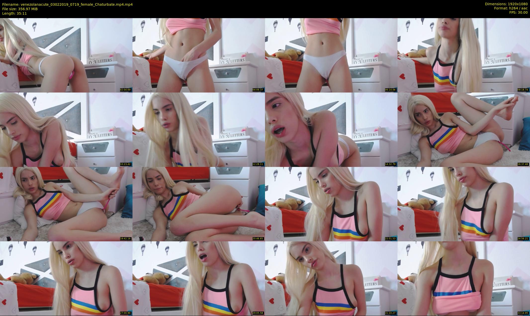 venezolanacute — 36 minute Chaturbate female cam show recording, 1080p, Feb 3, 2019