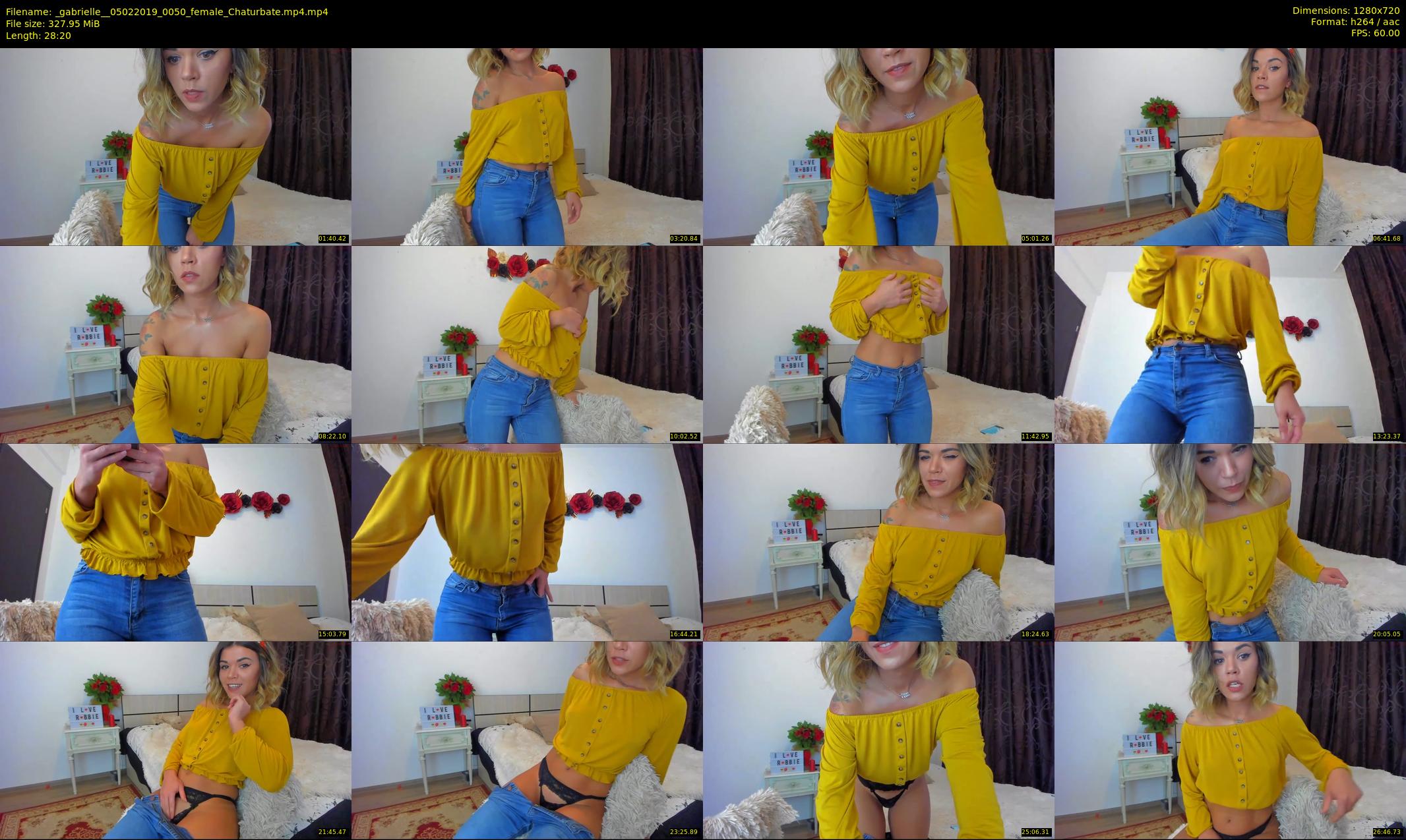 _gabrielle_ — 29 minute Chaturbate female cam show recording, 720p, Feb 5, 2019