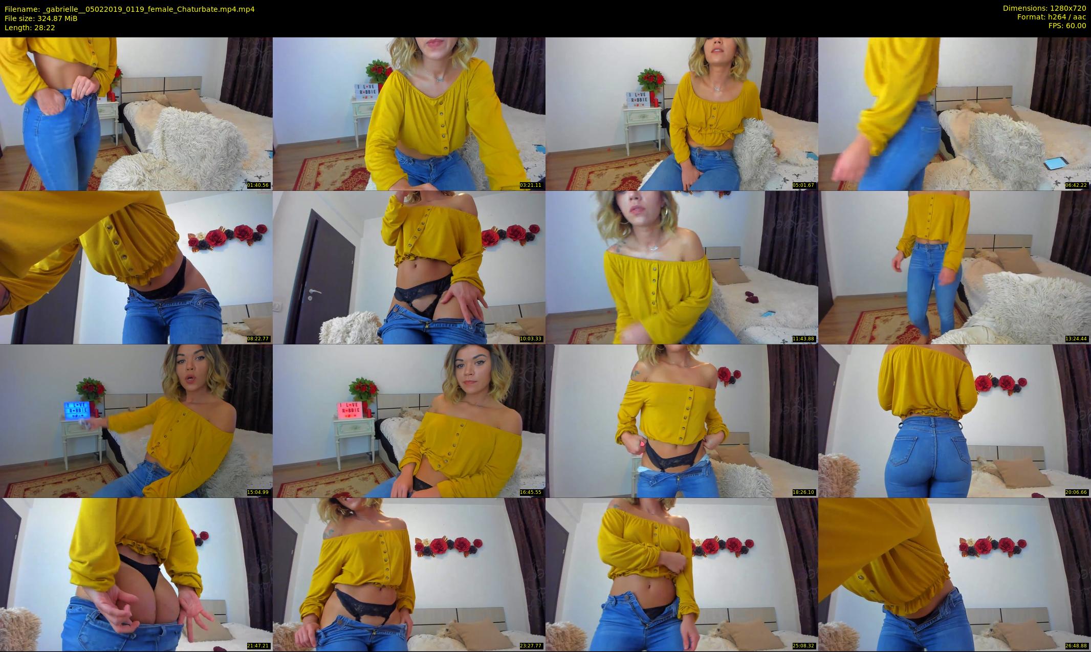 _gabrielle_ — 29 minute Chaturbate female cam show recording, 720p, Feb 5, 2019