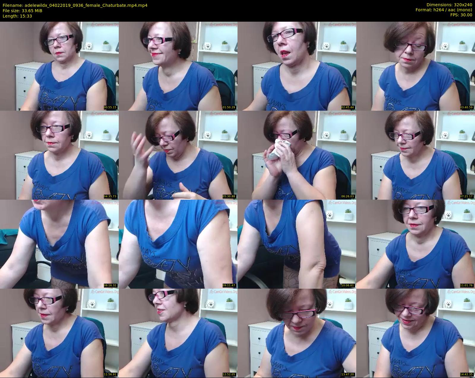 adelewildx — 16 minute Chaturbate female cam show recording, SD, Feb 4, 2019