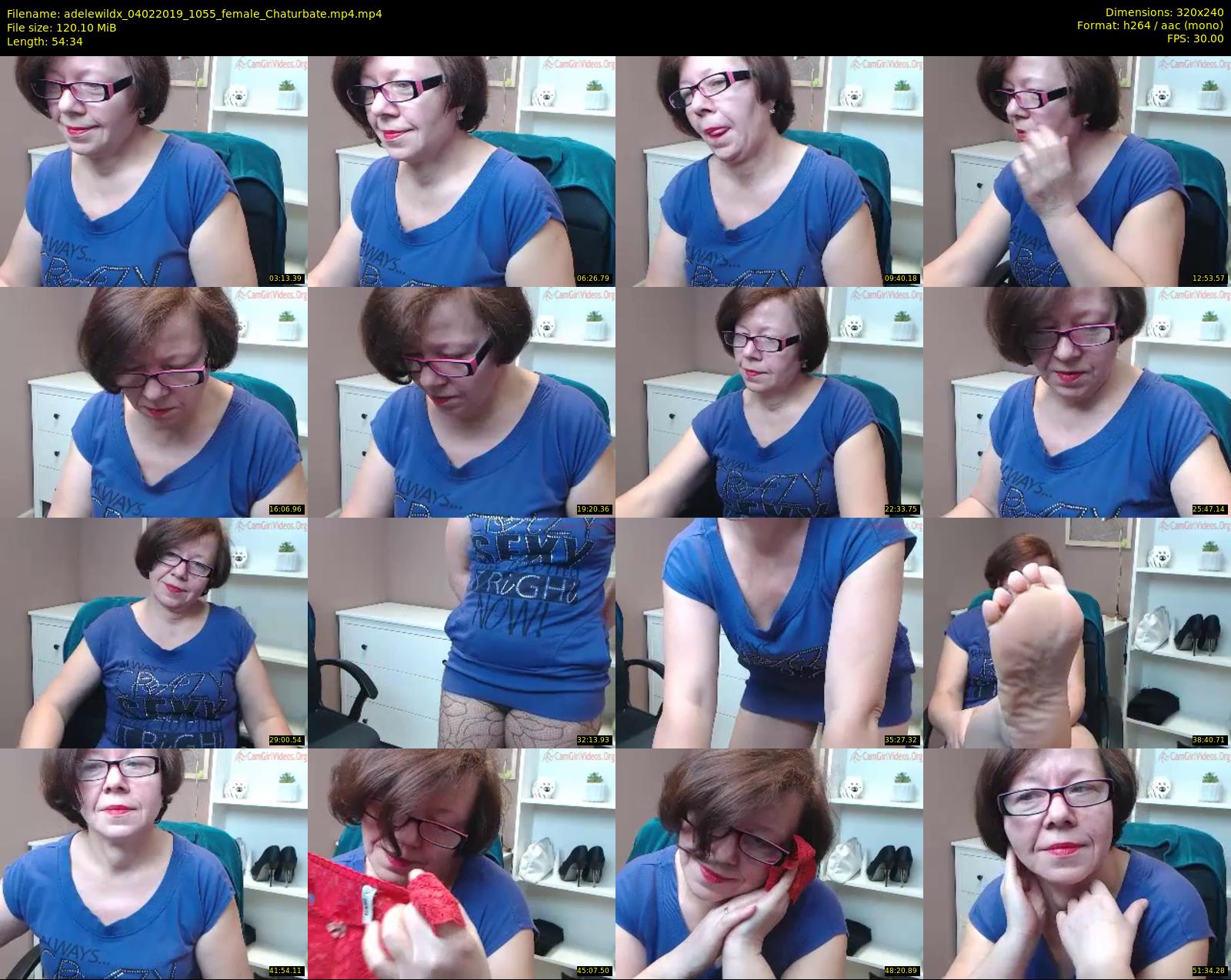 adelewildx — 55 minute Chaturbate female cam show recording, SD, Feb 4, 2019
