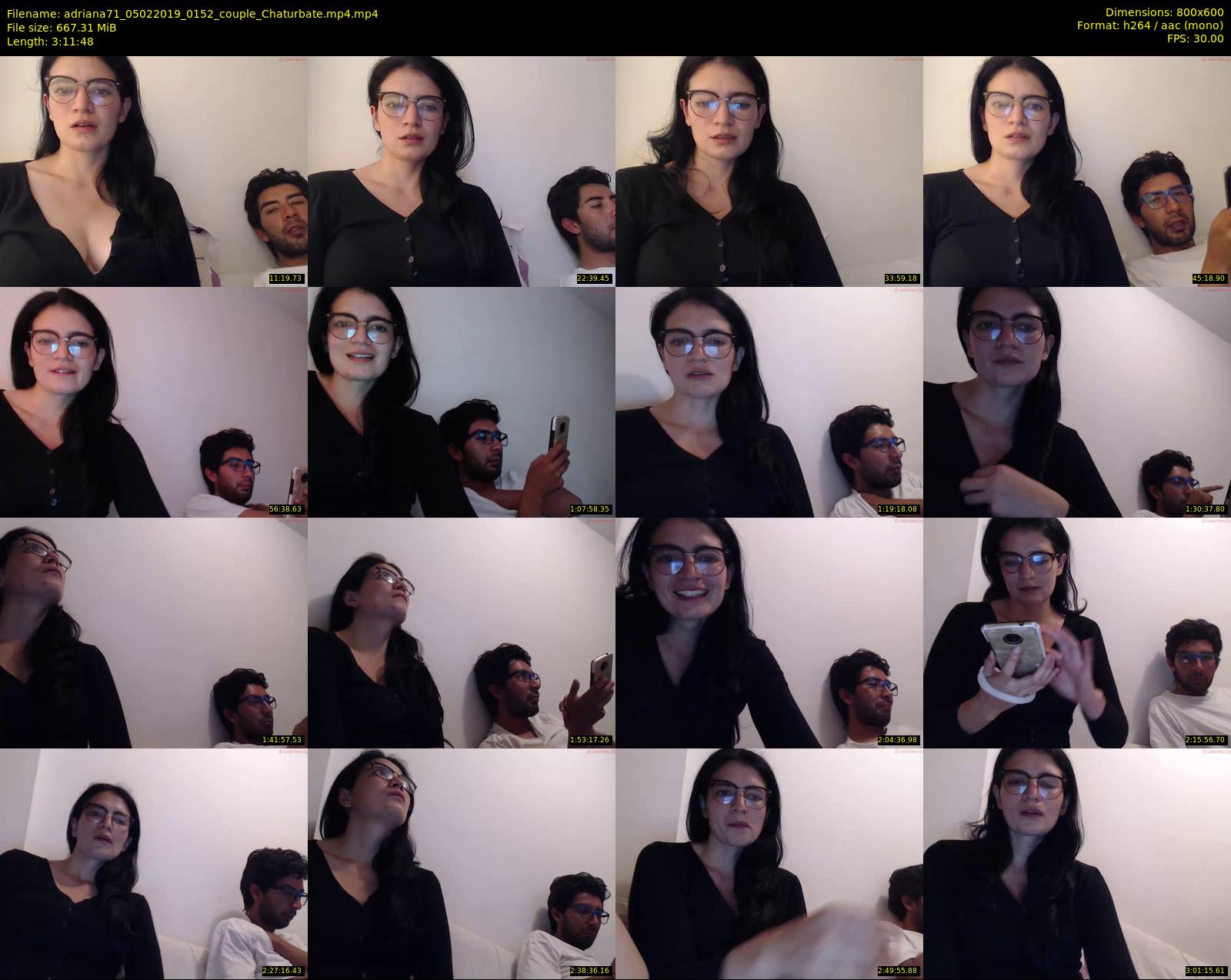 adriana71 — 192 minute Chaturbate couple cam show recording, 480p, Feb 5, 2019