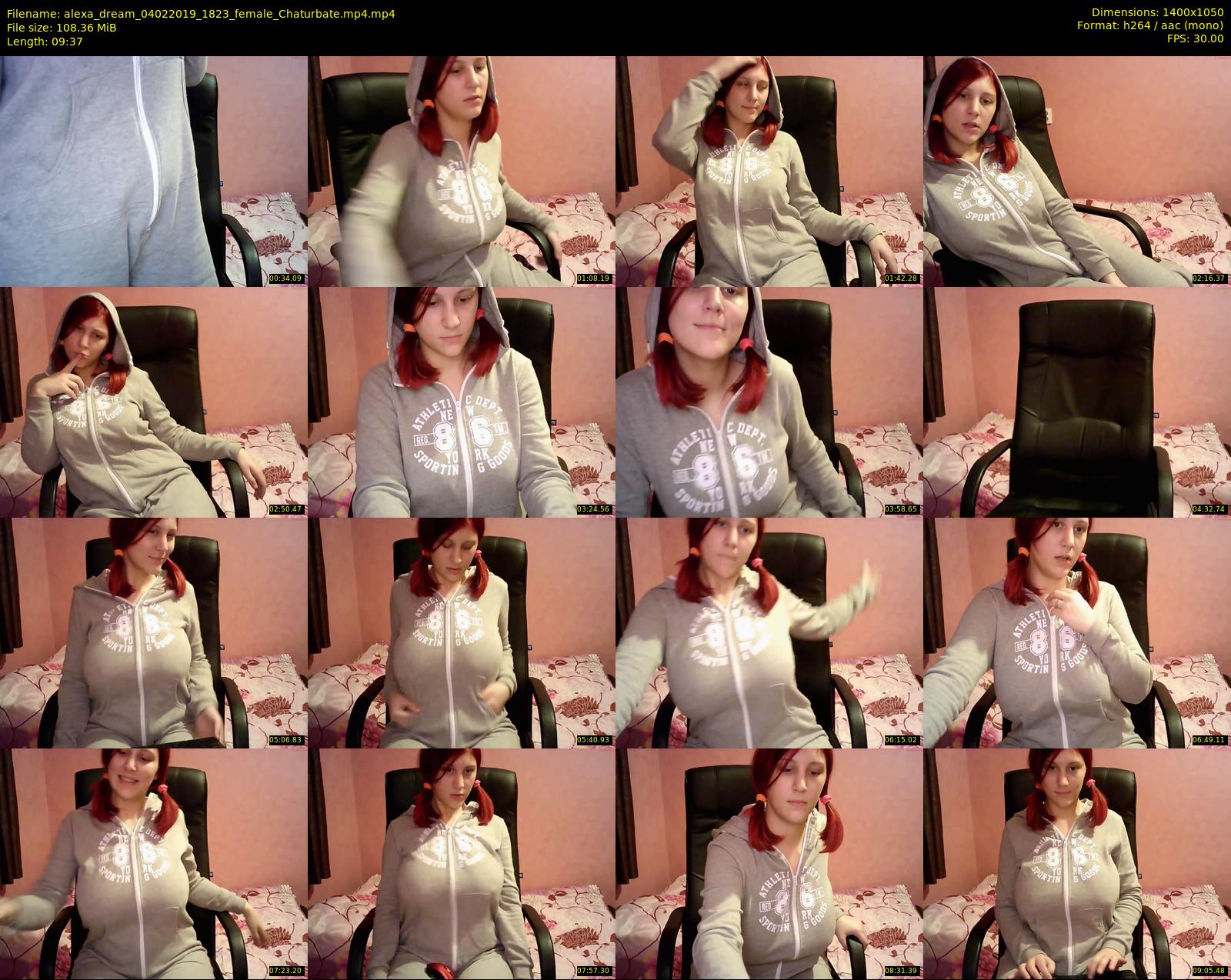 alexa_dream — 10 minute Chaturbate female cam show recording, 720p, Feb 4, 2019