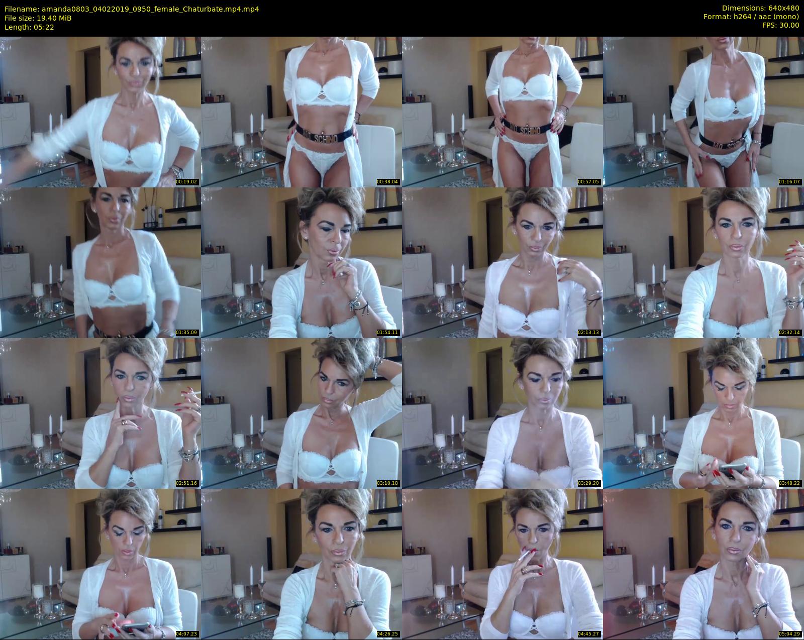 amanda0803 — 6 minute Chaturbate female cam show recording, 480p, Feb 4, 2019