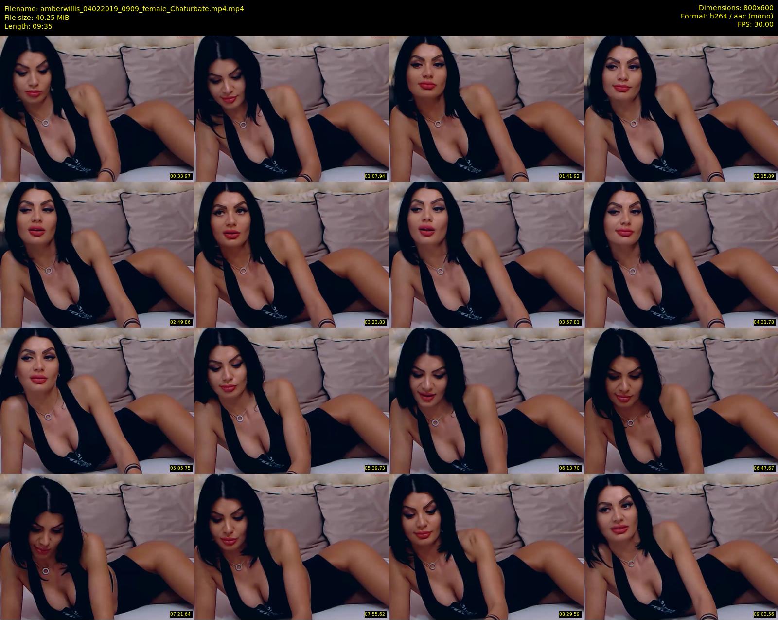 amberwillis — 10 minute Chaturbate female cam show recording, 480p, Feb 4, 2019