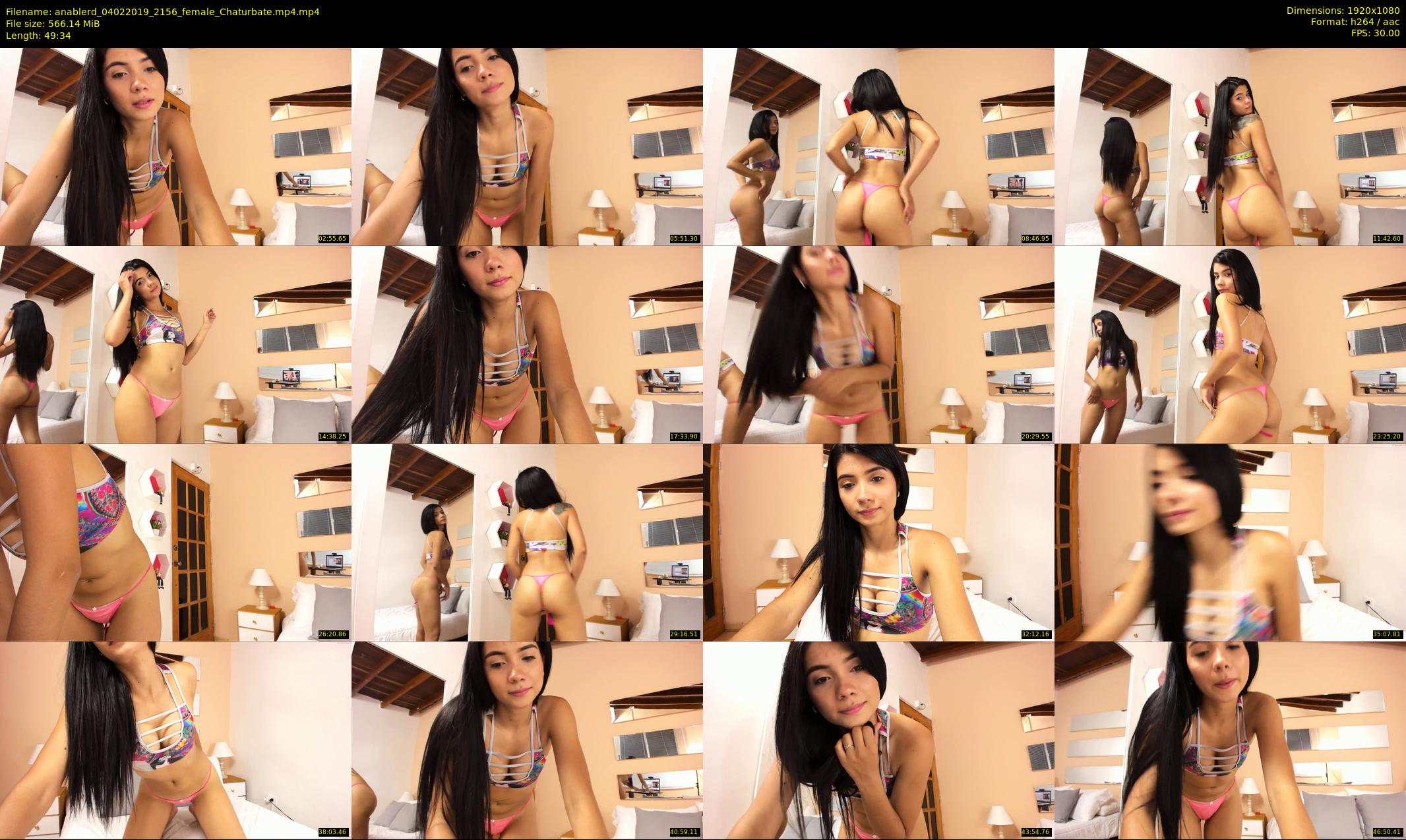 anablerd — 50 minute Chaturbate female cam show recording, 1080p, Feb 4, 2019