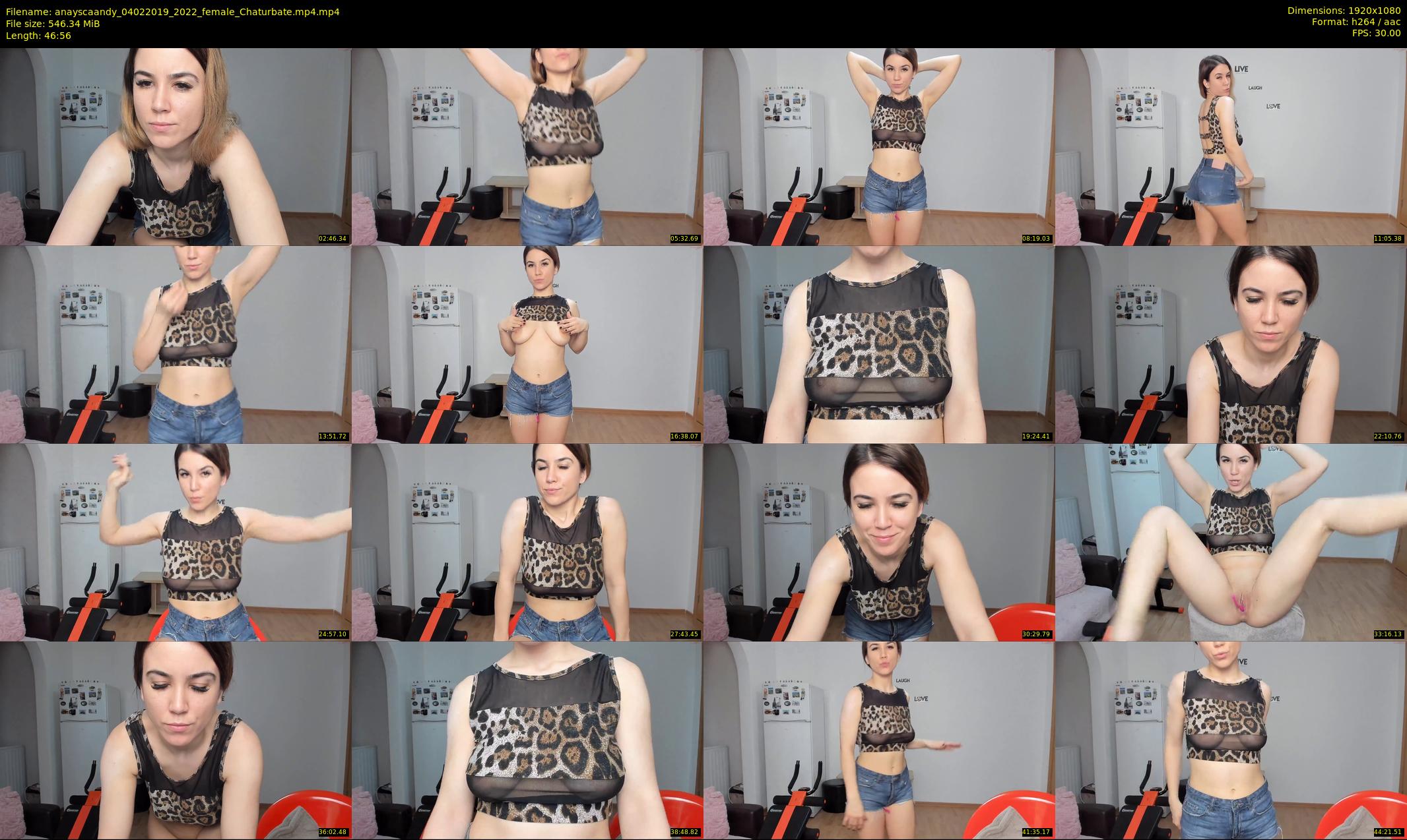 anayscaandy — 47 minute Chaturbate female cam show recording, 1080p, Feb 4, 2019