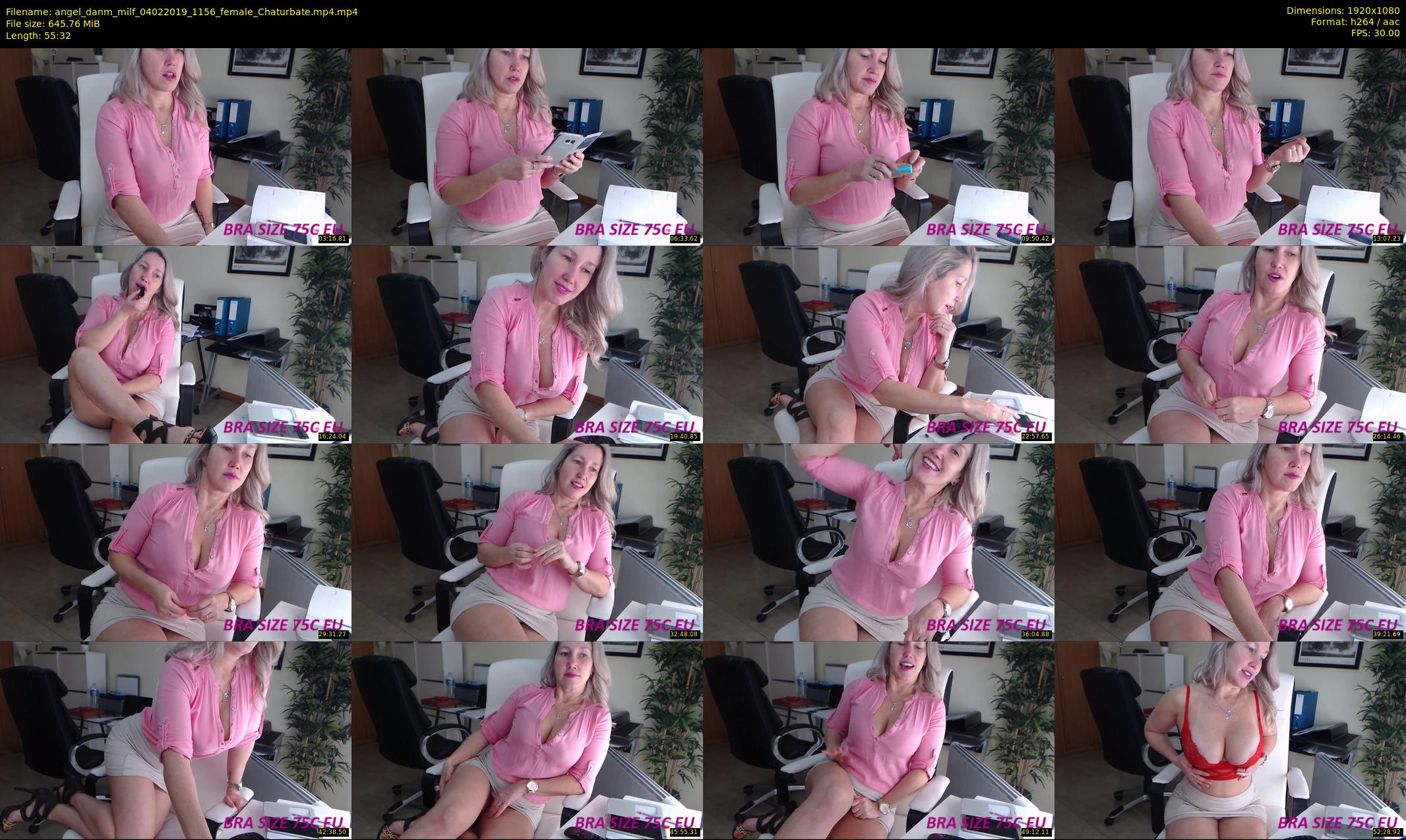 angel_danm_milf — 56 minute Chaturbate female cam show recording, 1080p, Feb 4, 2019