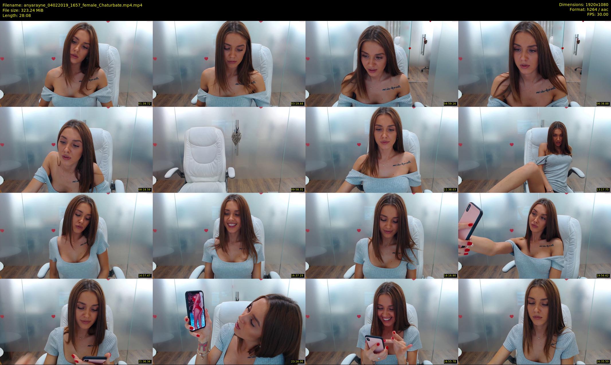 anyarayne — 29 minute Chaturbate female cam show recording, 1080p, Feb 4, 2019