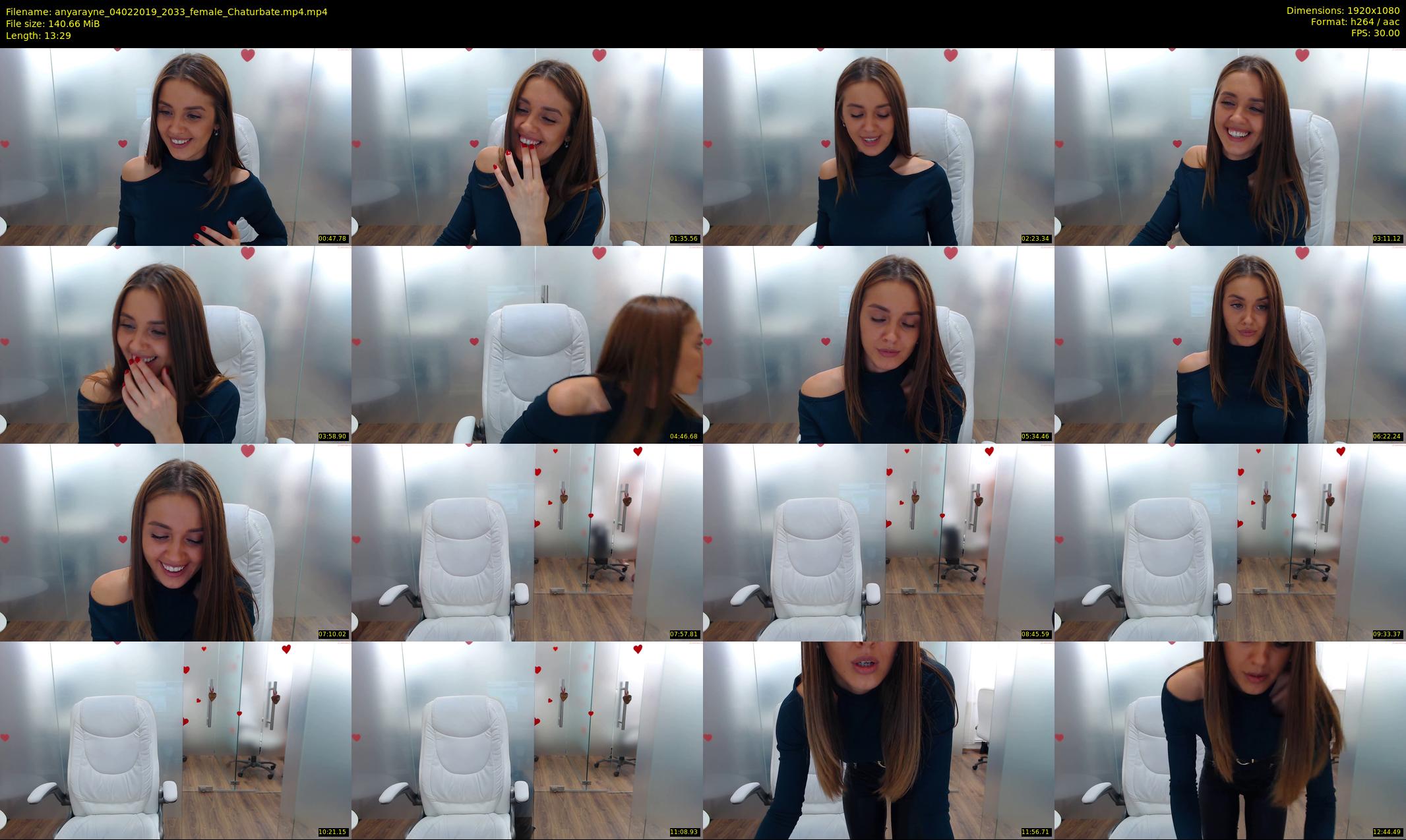 anyarayne — 14 minute Chaturbate female cam show recording, 1080p, Feb 4, 2019