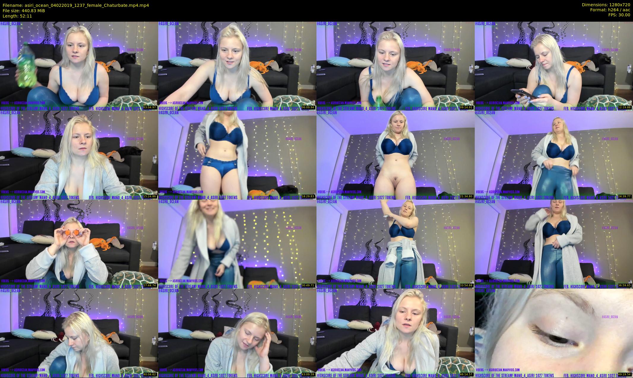 asiri_ocean — 53 minute Chaturbate female cam show recording, 720p, Feb 4, 2019