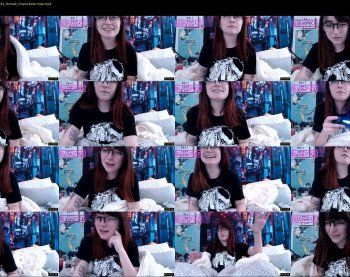 blueasfuck — 56 minute Chaturbate female cam show recording, 1080p, Feb 5, 2019