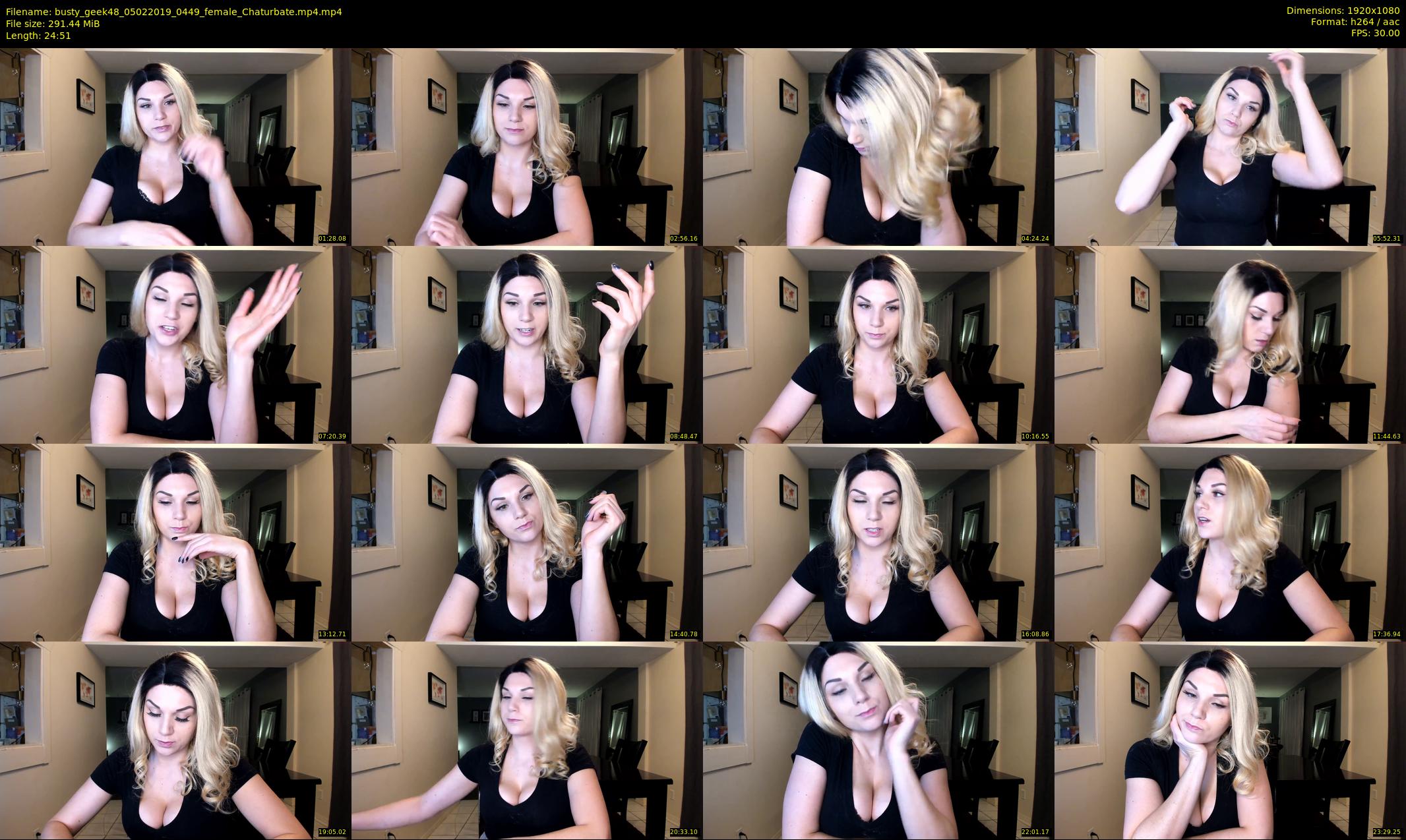 busty_geek48 — 25 minute Chaturbate female cam show recording, 1080p, Feb 5, 2019