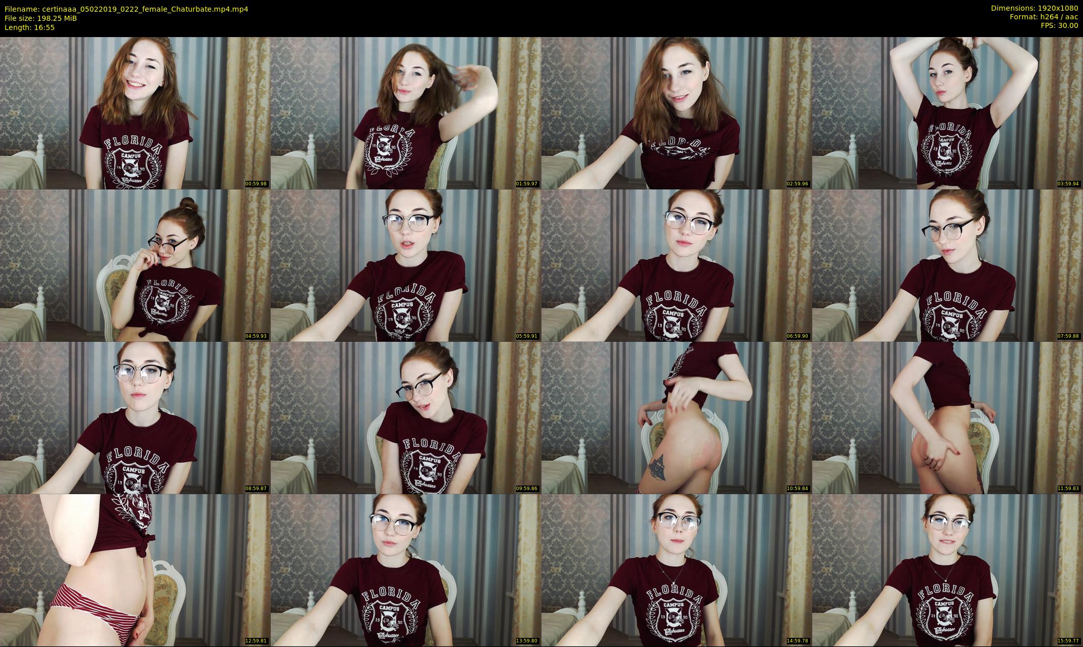 certinaaa — 17 minute Chaturbate female cam show recording, 1080p, Feb 5, 2019