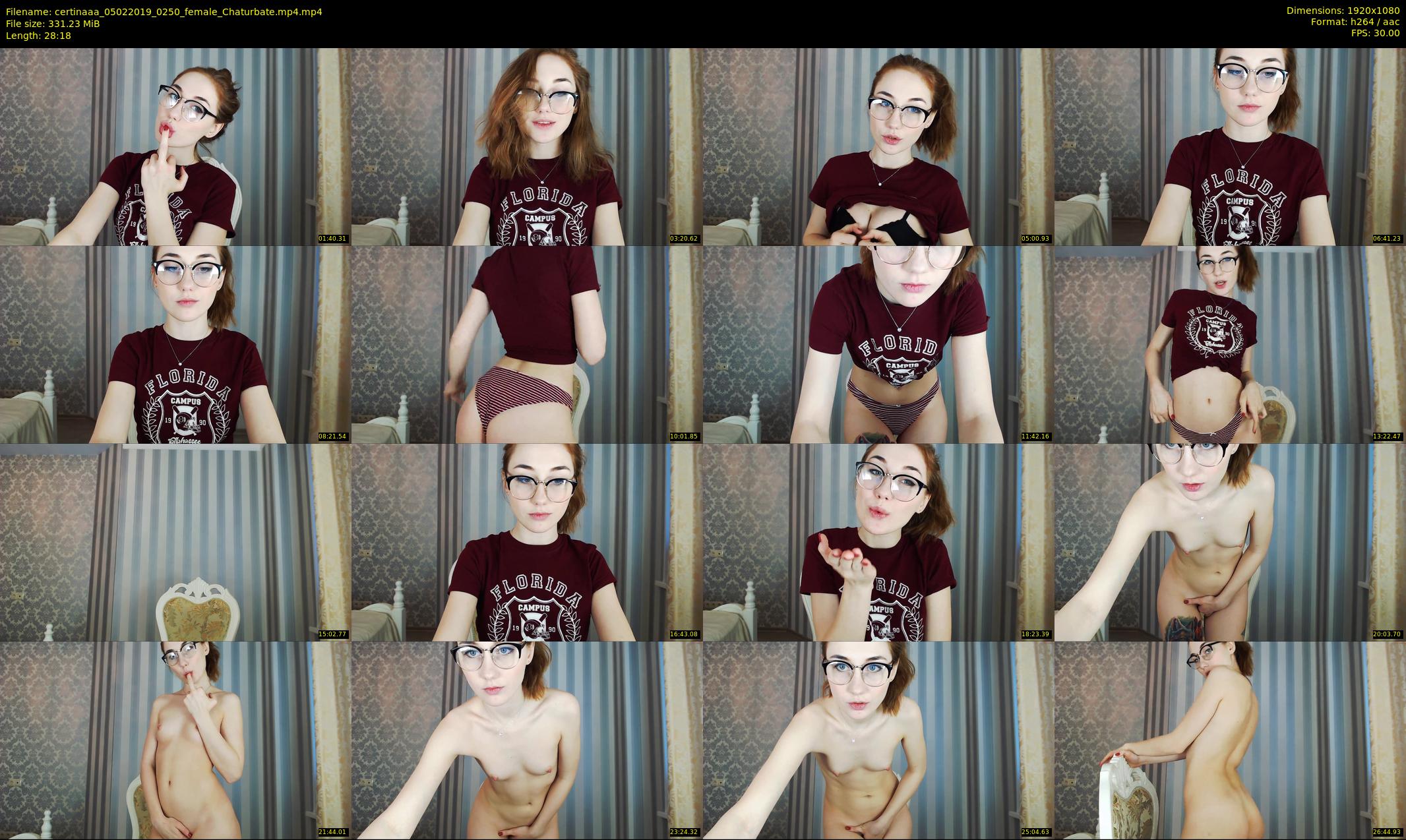 certinaaa — 29 minute Chaturbate female cam show recording, 1080p, Feb 5, 2019