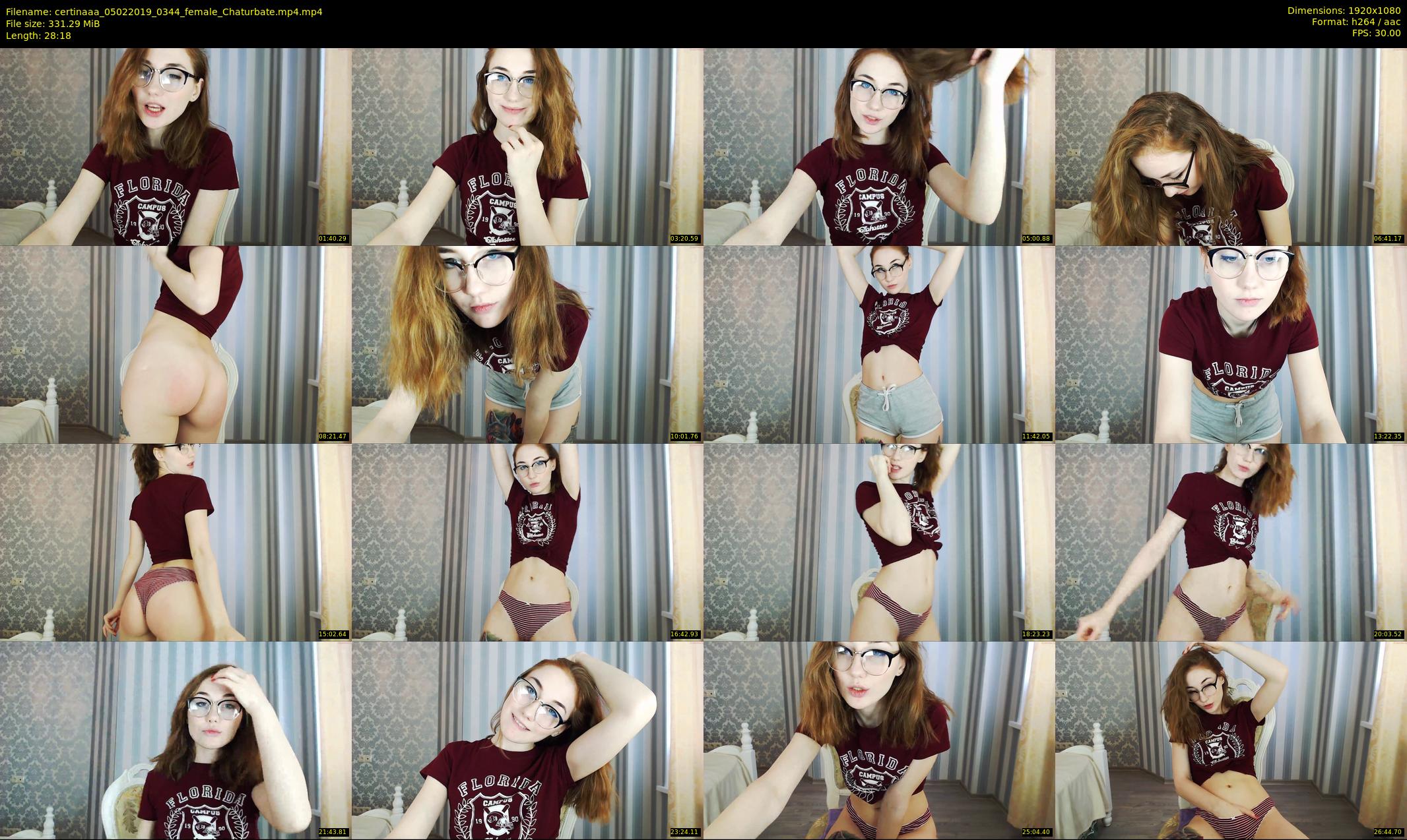certinaaa — 29 minute Chaturbate female cam show recording, 1080p, Feb 5, 2019