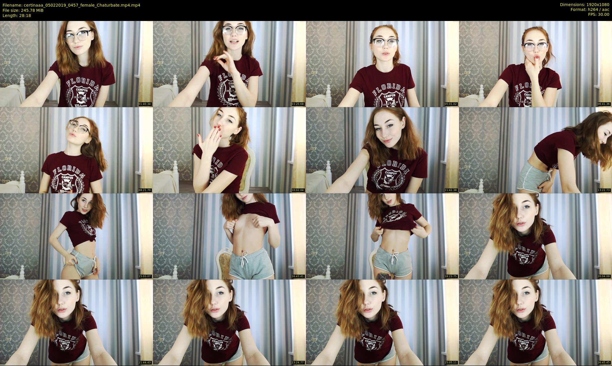 certinaaa — 29 minute Chaturbate female cam show recording, 1080p, Feb 5, 2019