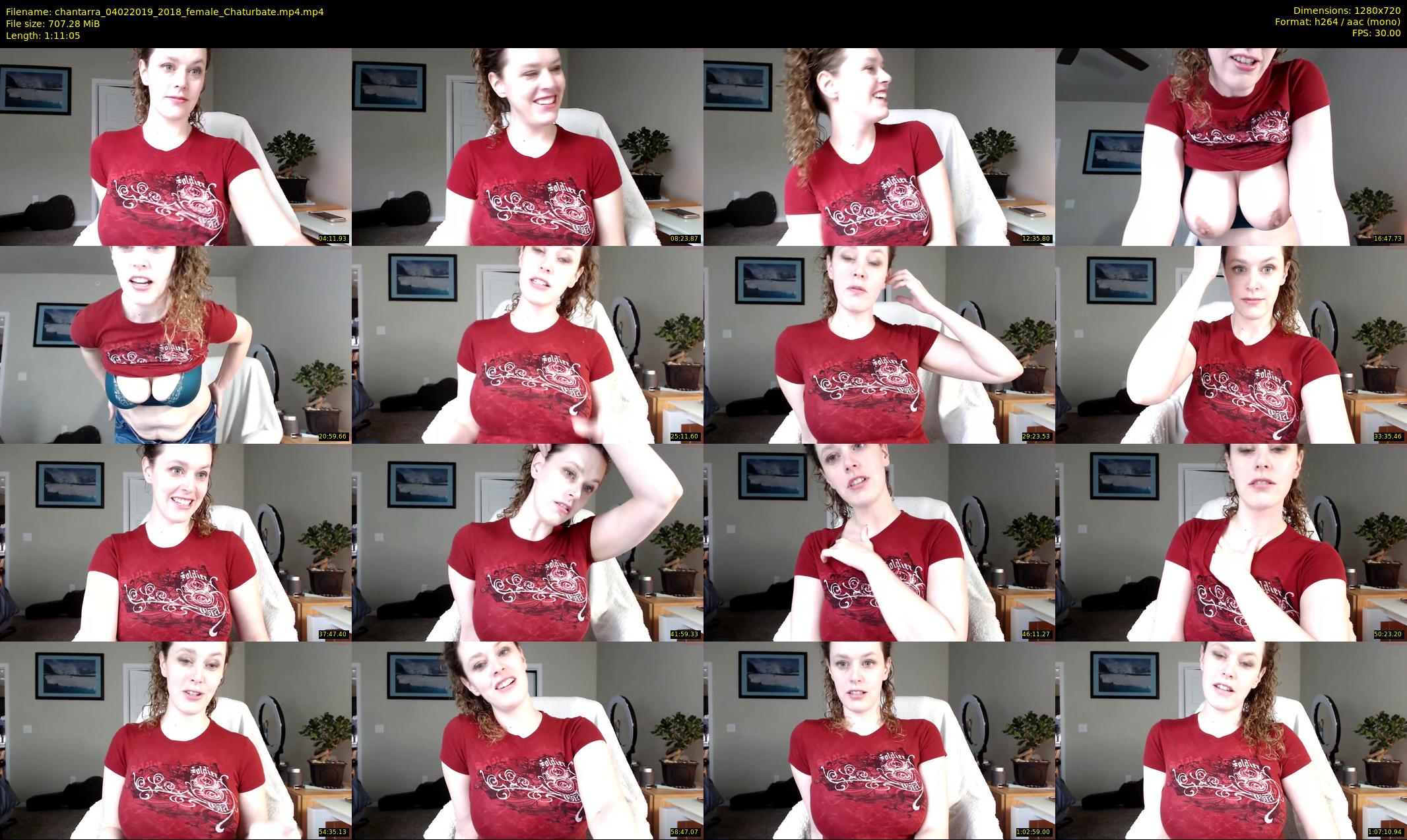 chantarra — 72 minute Chaturbate female cam show recording, 720p, Feb 4, 2019