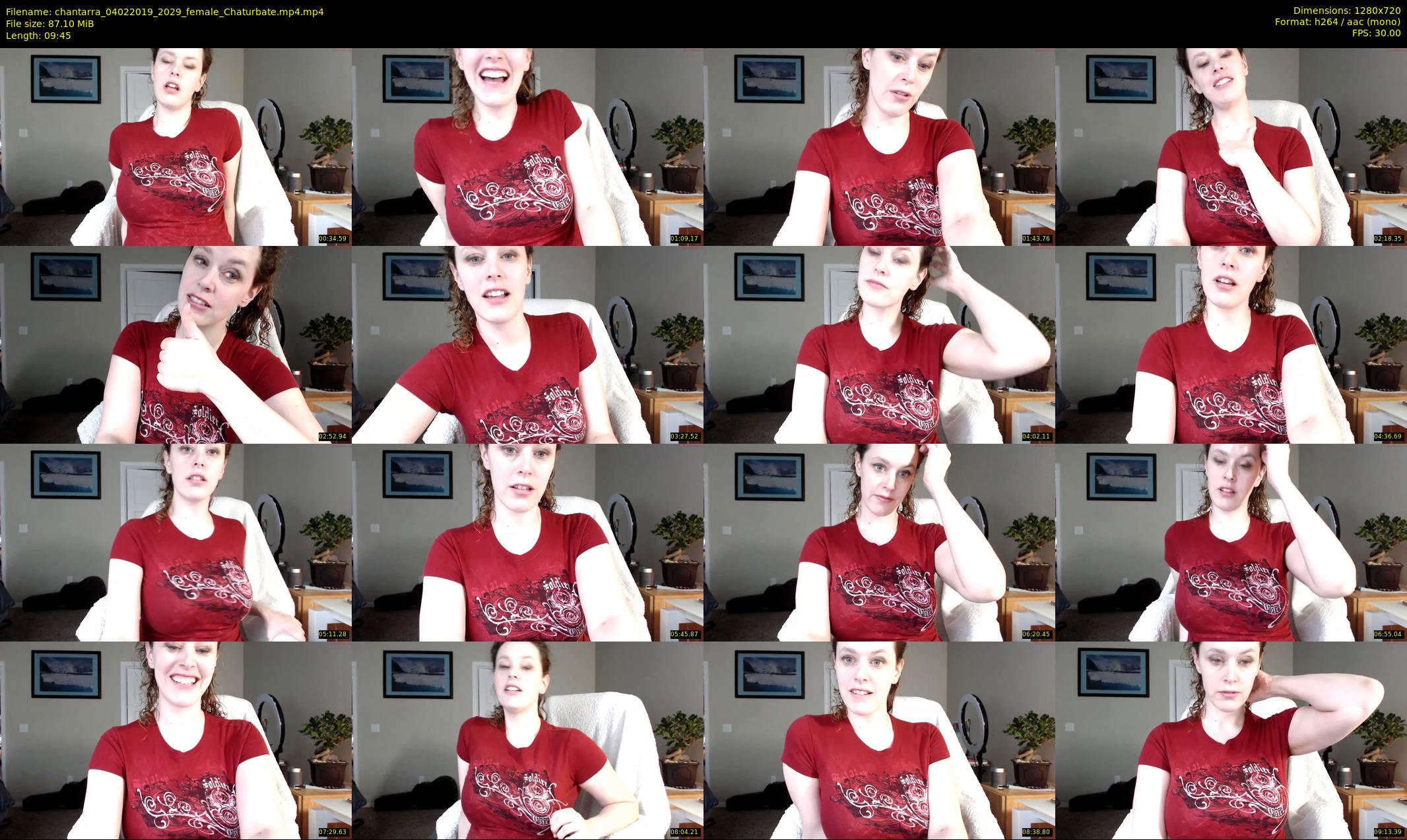 chantarra — 10 minute Chaturbate female cam show recording, 720p, Feb 4, 2019