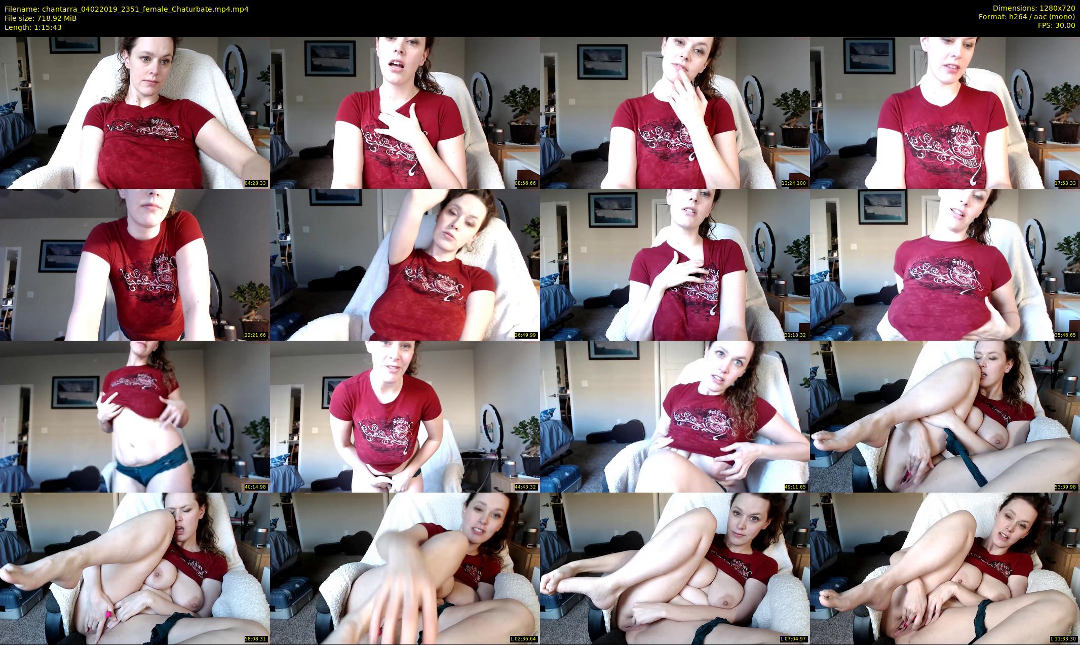 chantarra — 76 minute Chaturbate female cam show recording, 720p, Feb 4, 2019