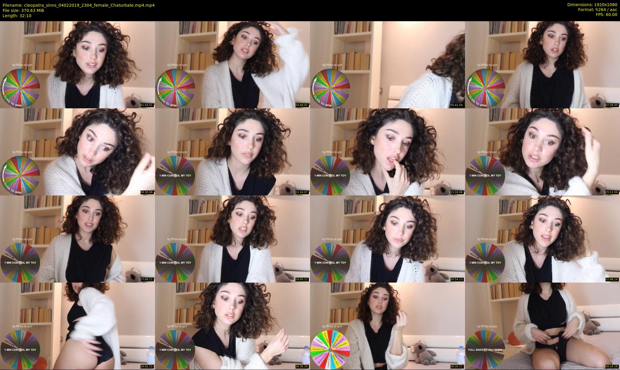 cleopatra_sinns — 33 minute Chaturbate female cam show recording, 1080p, Feb 4, 2019