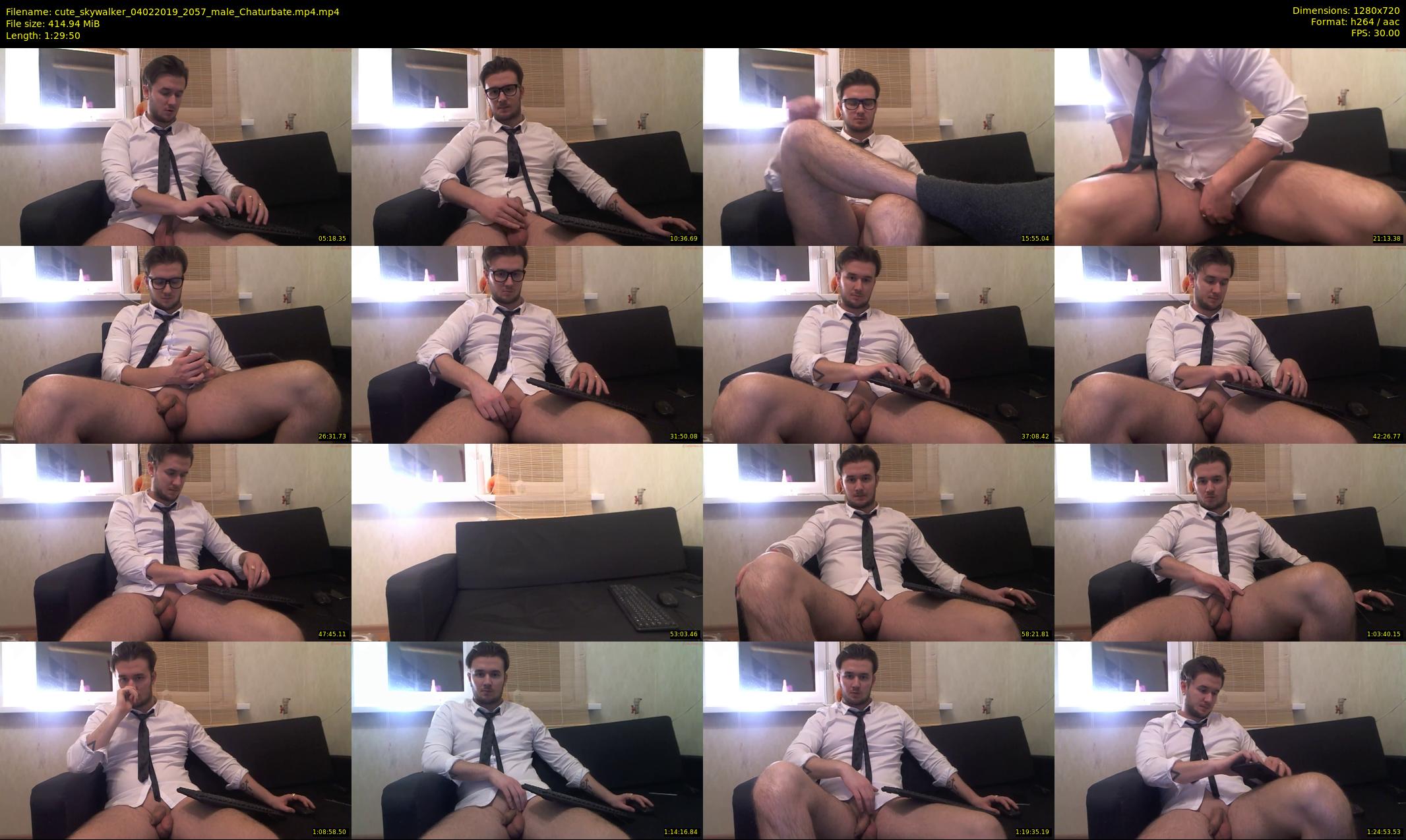 cute_skywalker — 90 minute Chaturbate male cam show recording, 720p, Feb 4, 2019