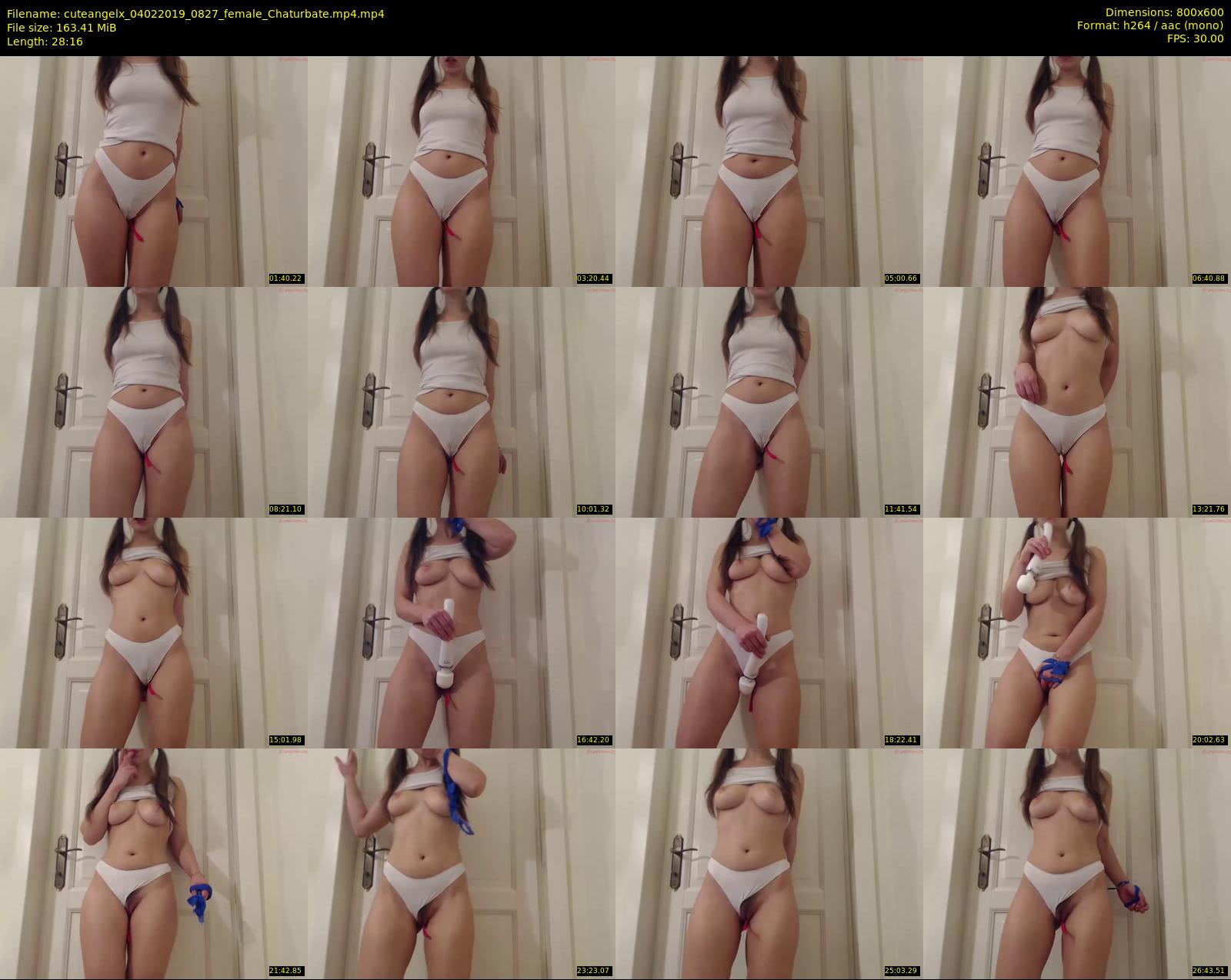 cuteangelx — 29 minute Chaturbate female cam show recording, 480p, Feb 4, 2019